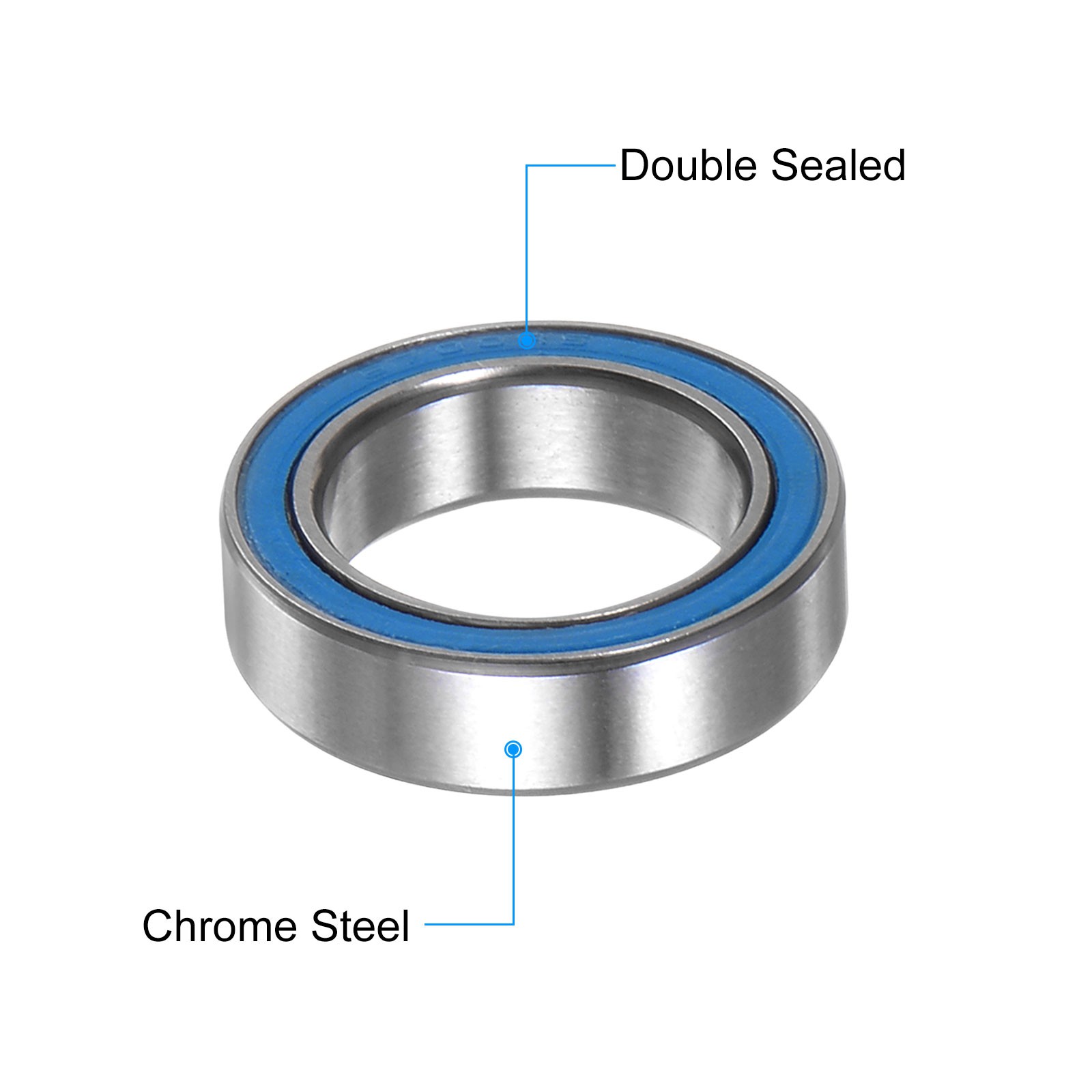 10pcs 6700-2RS Miniature Ball Bearings 10x15x4mm Blue Rubber Sealed Bearings