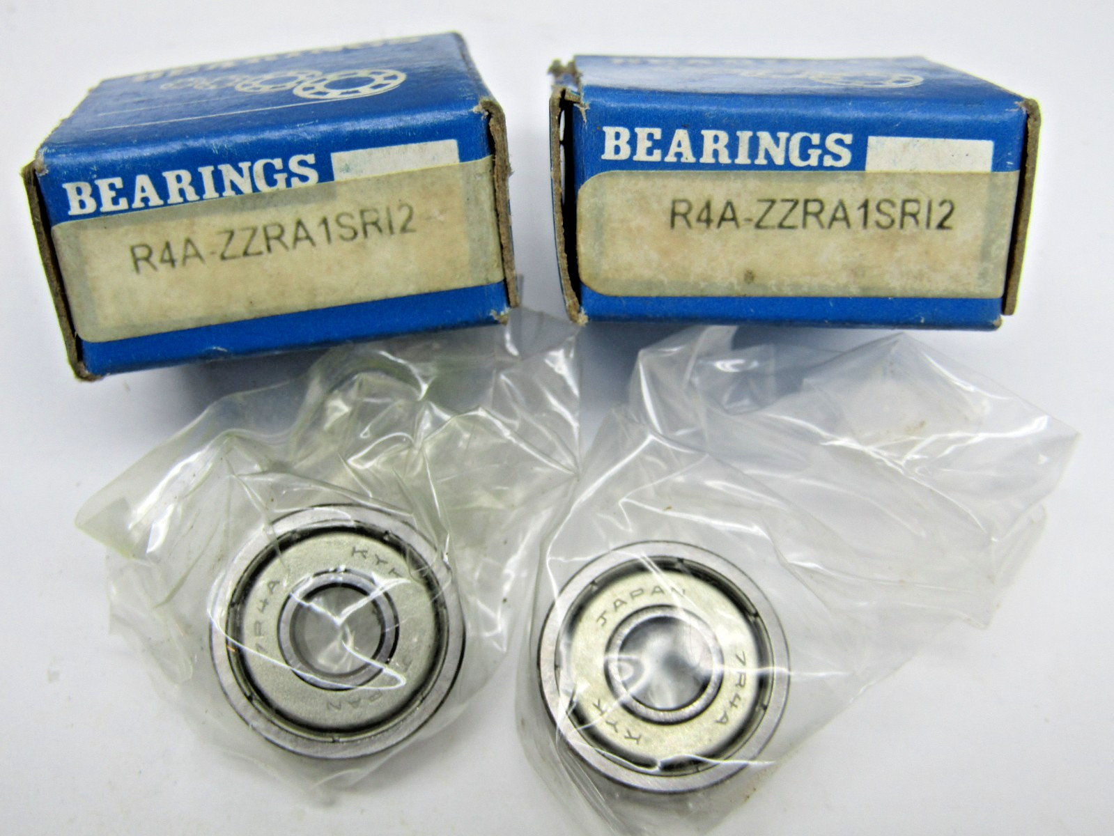(Lot of 2) Gulf Japan R4A-ZZ 1/4″ X 5/8″ X 3/16″ Shielded Bearing