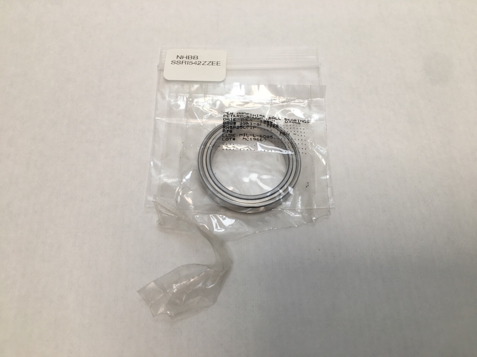 NHBB SSRI-542ZZEE Bearing Metal Seals 1-5/16×1-3/4×9/32″ SS RI B 542 ZZ EE B542