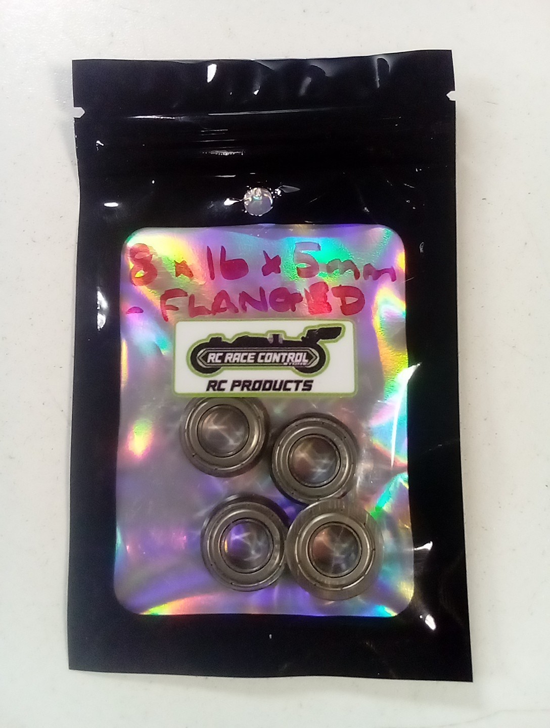 F688ZZ 8x16x5mm Bearing Flanged Deep Groove Ball Bearing (4PCS) #RCRC8X16X5FLANG