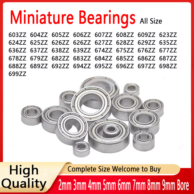 BEARINGS 603 604 – 699 ZZ – METAL SHIELDED Miniature Bearings – Multi Variations