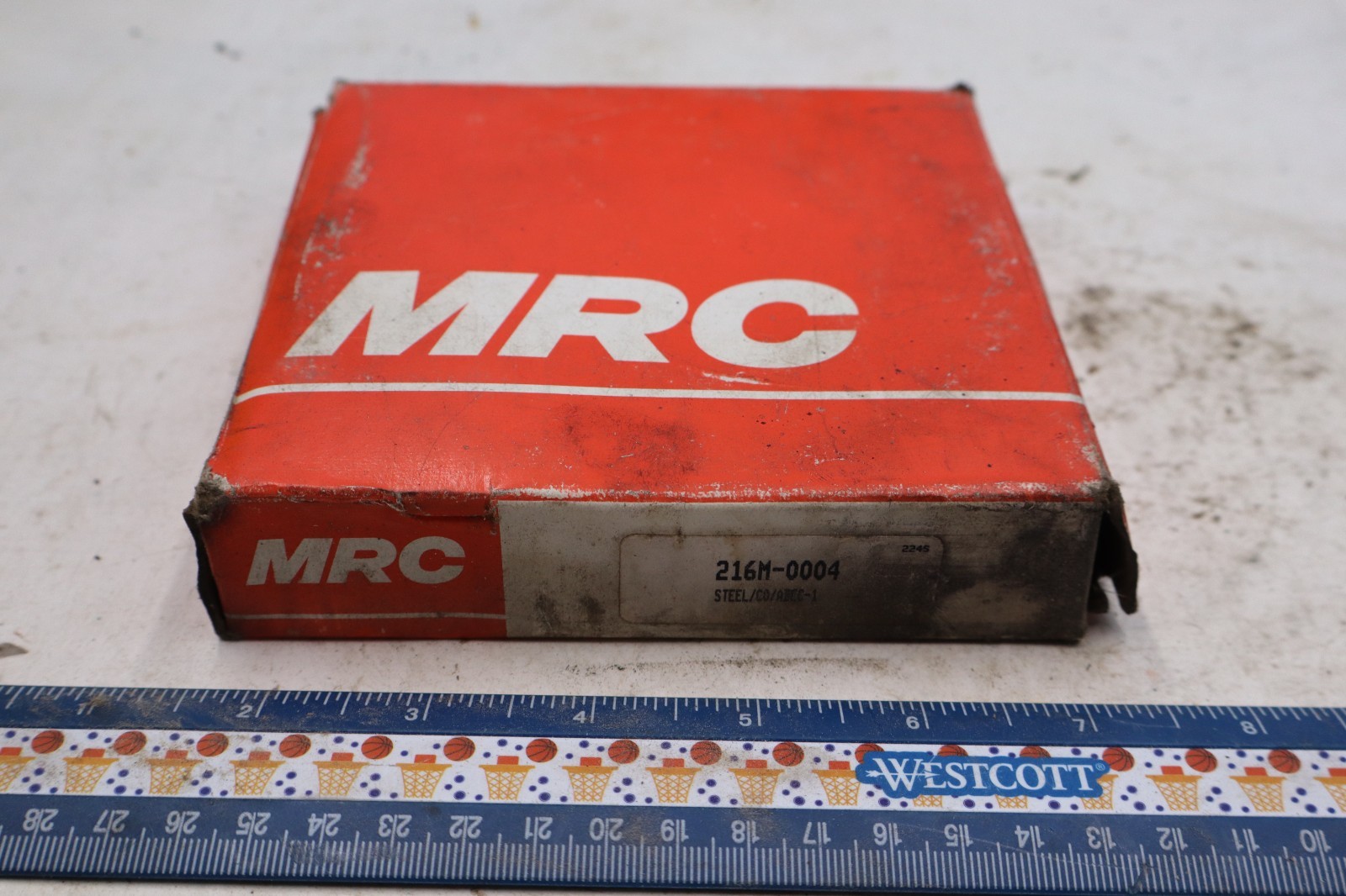 MRC BALL BEARING 216M-0004 80MM ID 140MM OD 26MM WIDTH UNSHIELDED DEEP-GROOVE