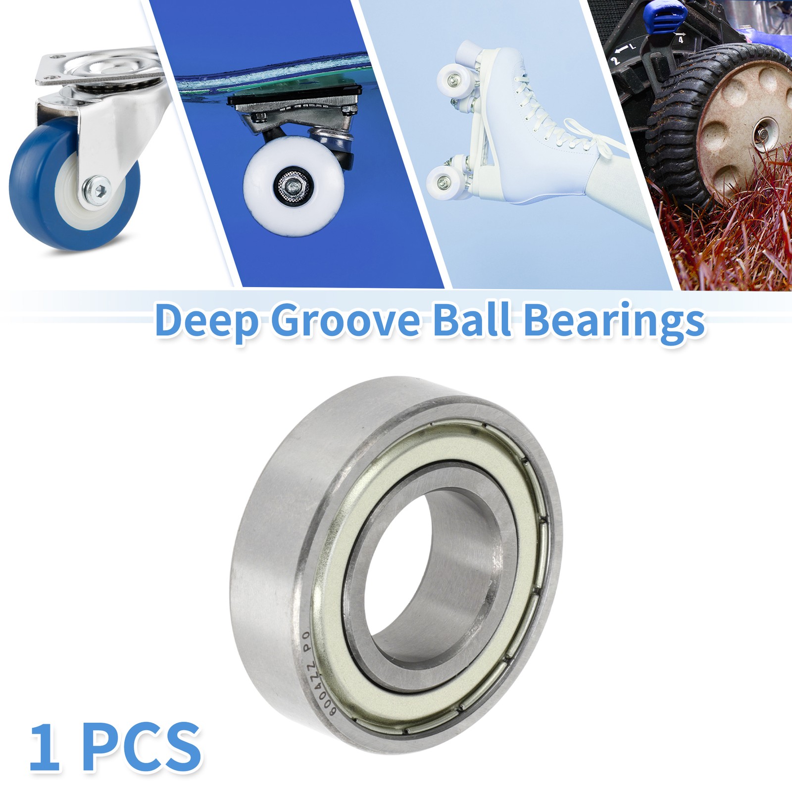 6004ZZ Deep Groove Ball Bearings P0 20x42x12mm 1 Pc Scooter Skateboard Wheel