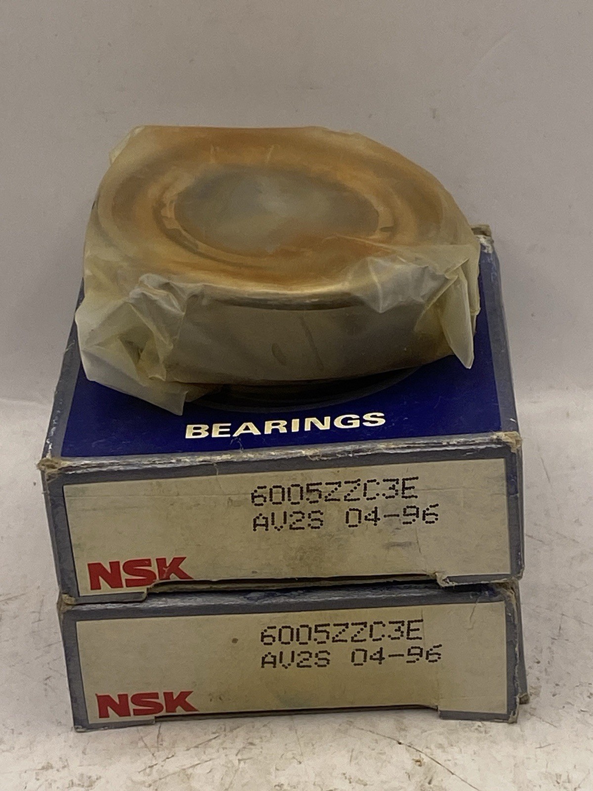 Lot Of 2 NSK USA 6005-ZZ C3 25mm X 47mm X 12mm Metal Shielded Bearing