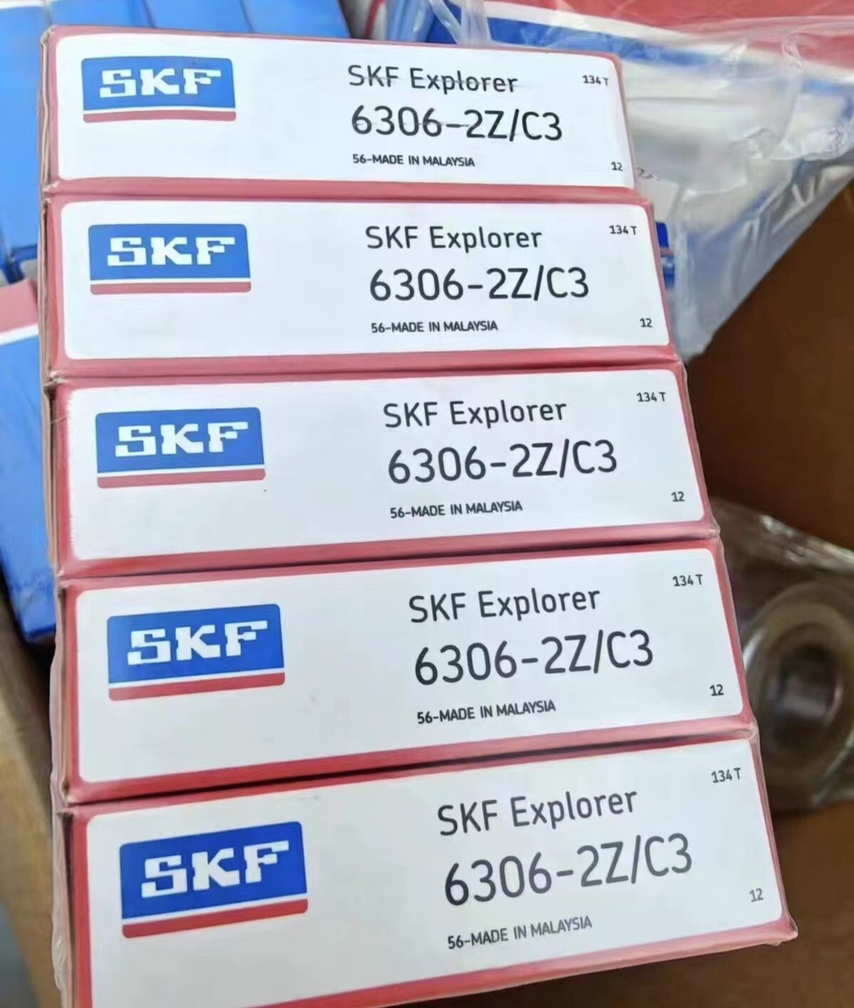 1PC SKF 6306-2Z/C3 Deep Groove Ball Bearing #