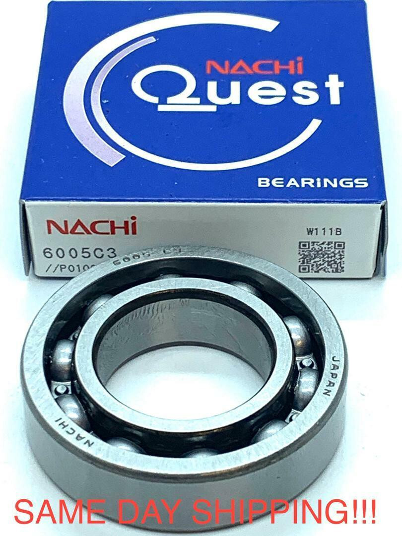 NACHI 6005 Bearing Open C3 Japan 25x47x12 Ball BeariNG / SAME DAY SHIPPING