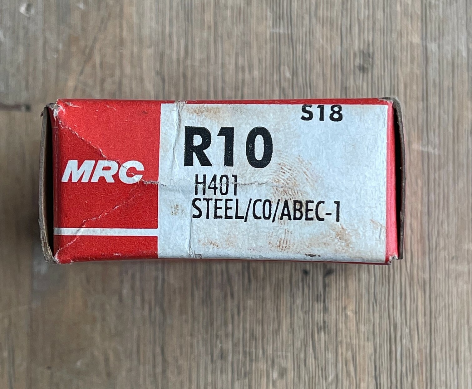 MRC R10 H401 STEEL/C0/ABEC-1 SINGLE ROW OPEN BALL BEARING NEW IN BOX