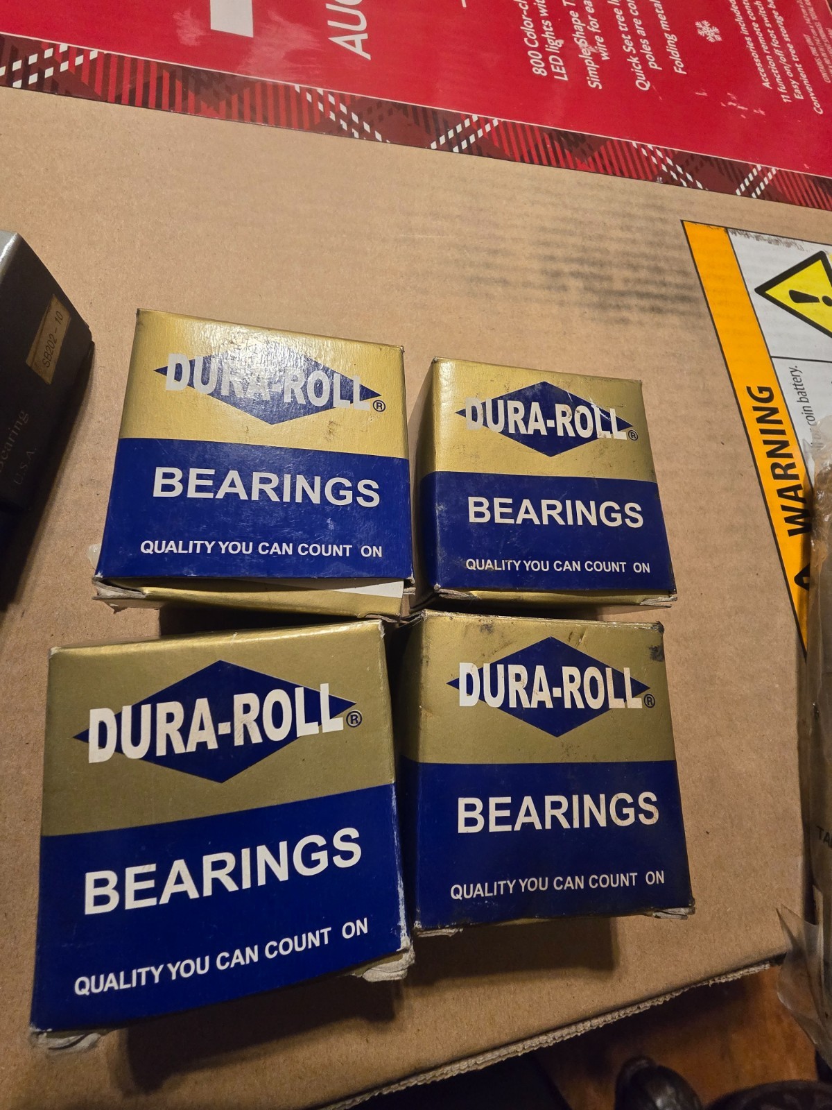 CSA205-16 Insert Bearing 1″ Bore, Cylindrical OD, Eccentric Lock Collar (Qty 4)