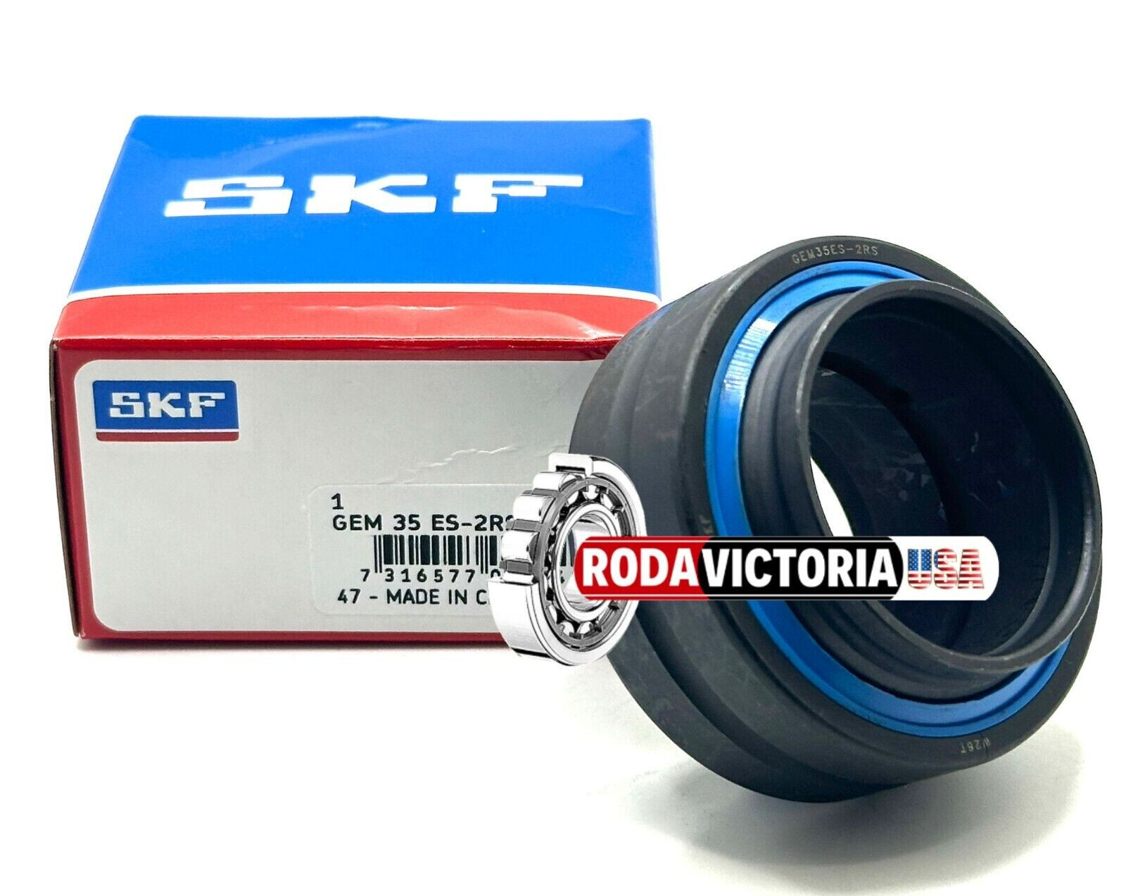 SKF GEM35 ES 2RS RADIAL SPHERICAL PLAIN BEARING 35x55x20m SAME DAY SHIPPING