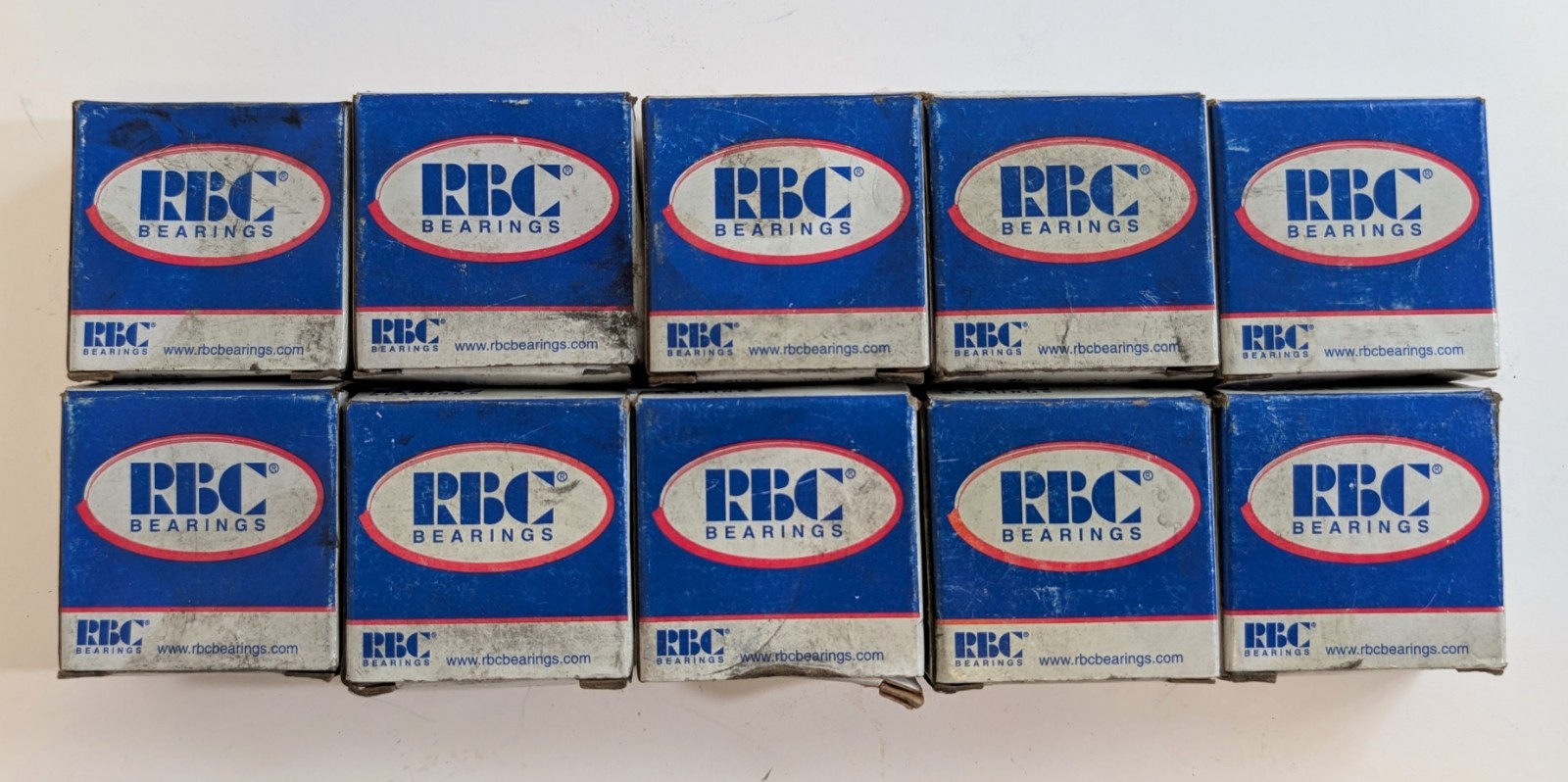 10x RBC NICE 3030DCTNTG19 Radial Deep Groove Ball Bearings – Unused Old Stock
