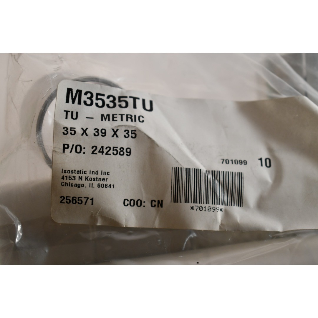 Pack of 10 NEW Isostatic Ind M3535T 35mm x 39mm x 35mm Bushing Sleeve Bearing