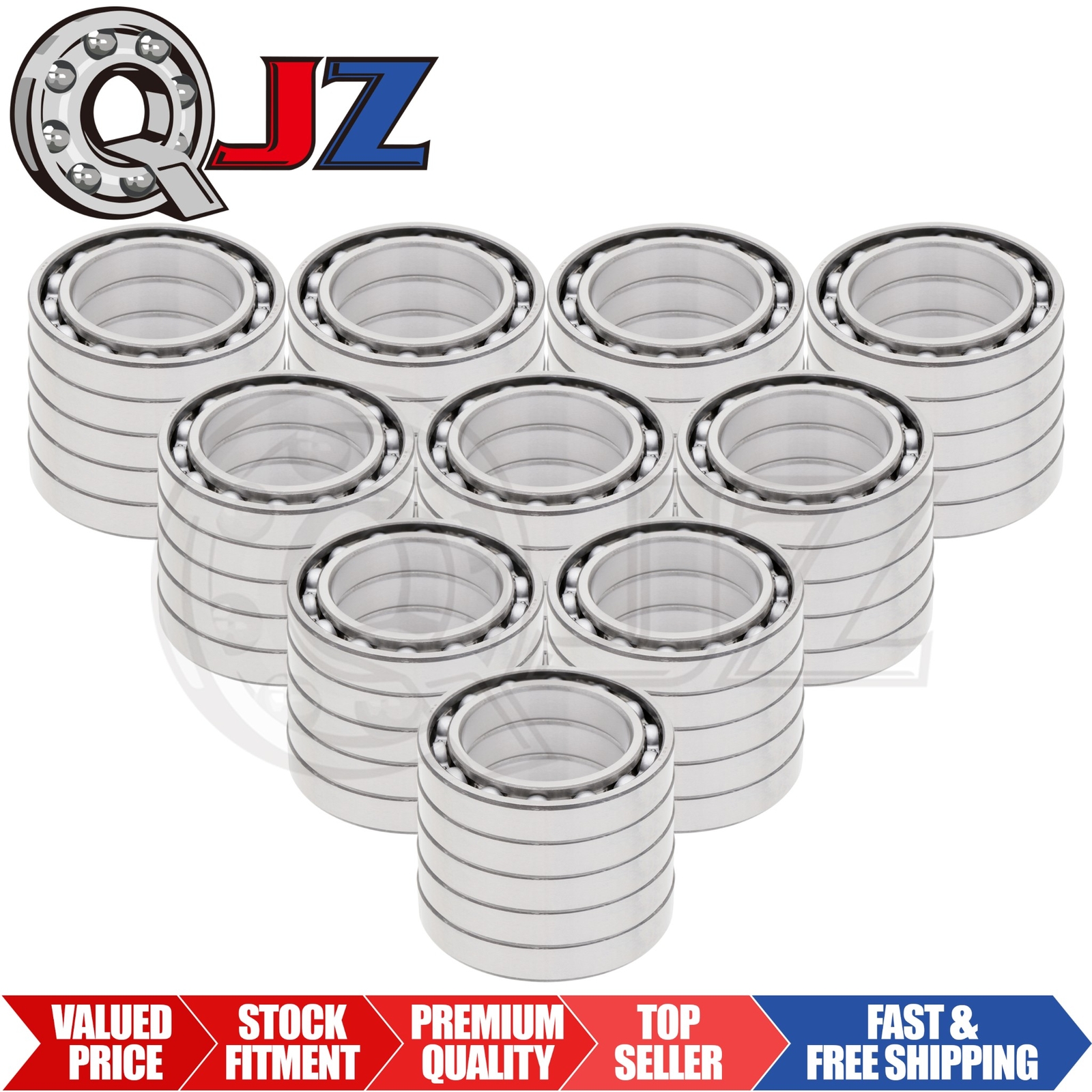 [Qty.50] 6015-OPEN Radial/Deep Groove Ball Bearing [75mm ID x 115mm OD x 20mm W]