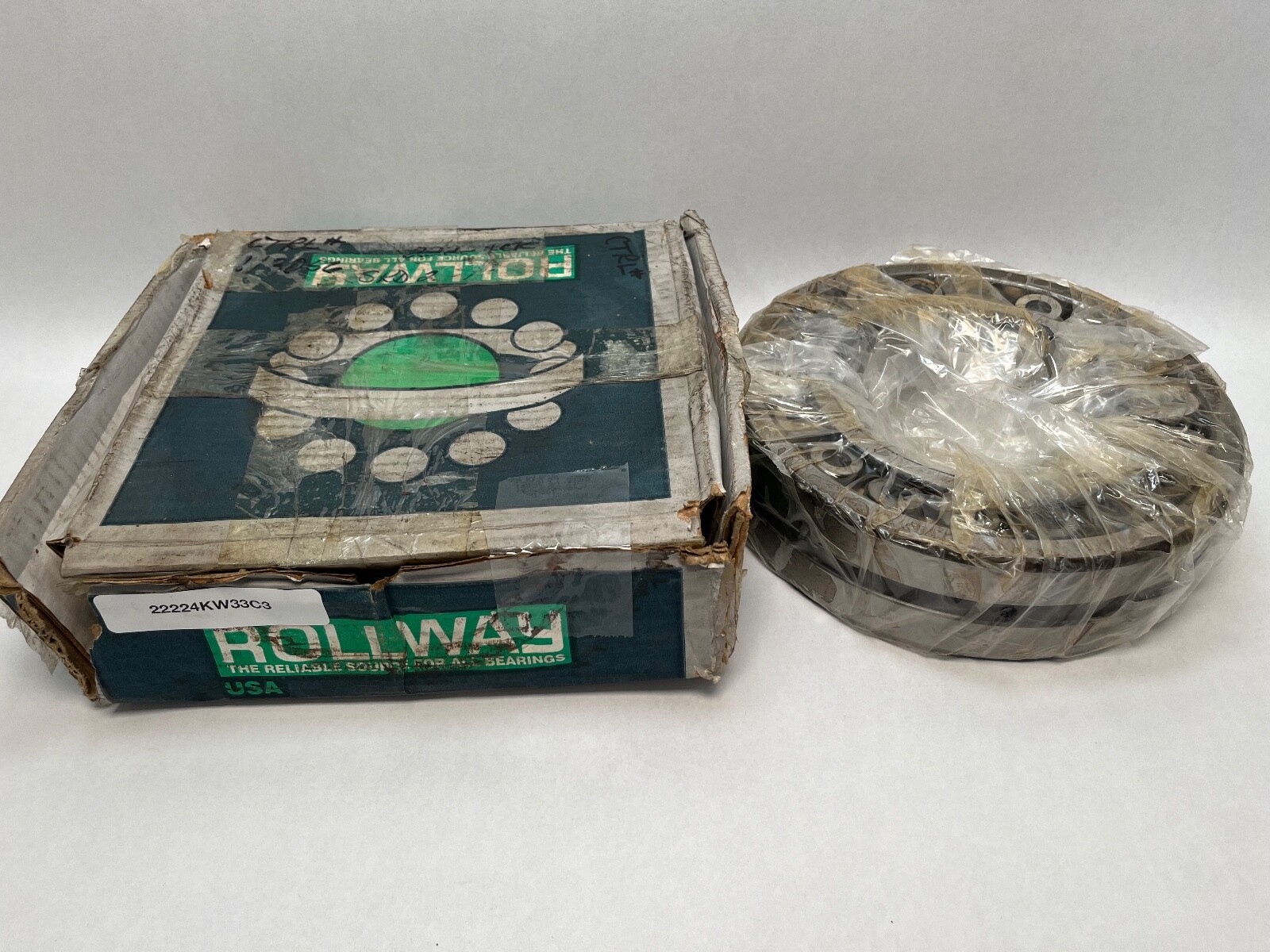 Rollway 22224KW33C3 Spherical Bearing 120x215x58 mm 22224-K-M-W33-C3 USA