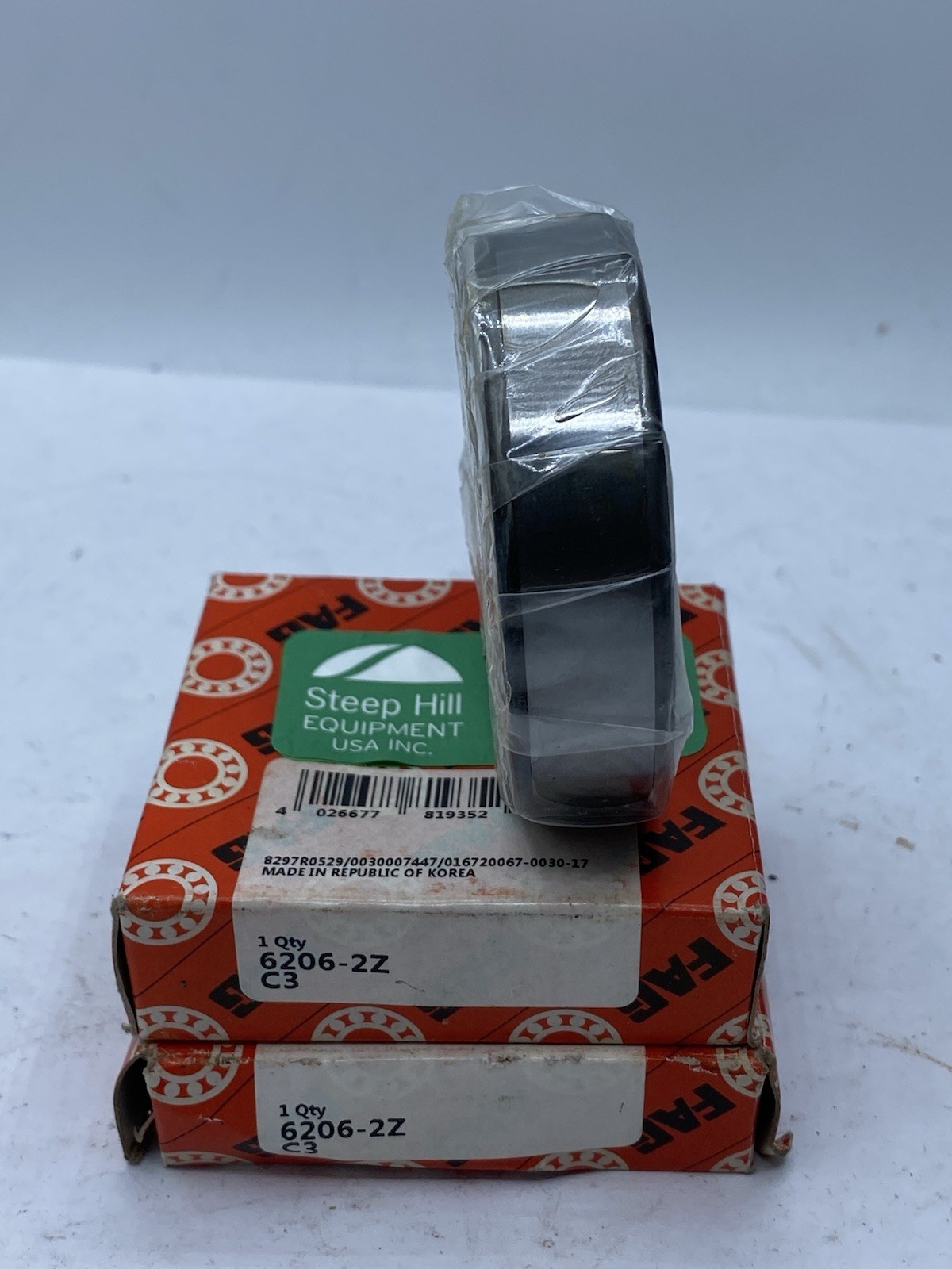 Lot Of 2 FAG 6206-2Z C3 Ball Bearing, Metal Shielded 30x62x16 mm