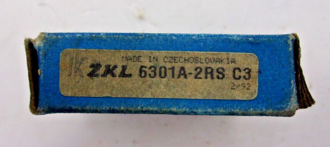 ZKL, 6301A-2RS C3, SINGLE BALL BEARING, 1547A