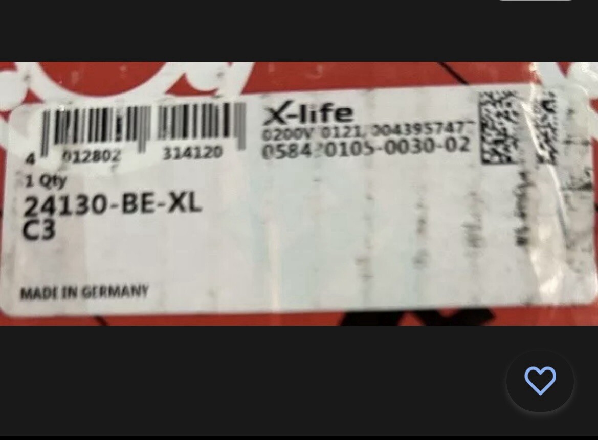 FAG (Schaeffler) 24130-BE-XL-C3 Spherical Roller Bearing
