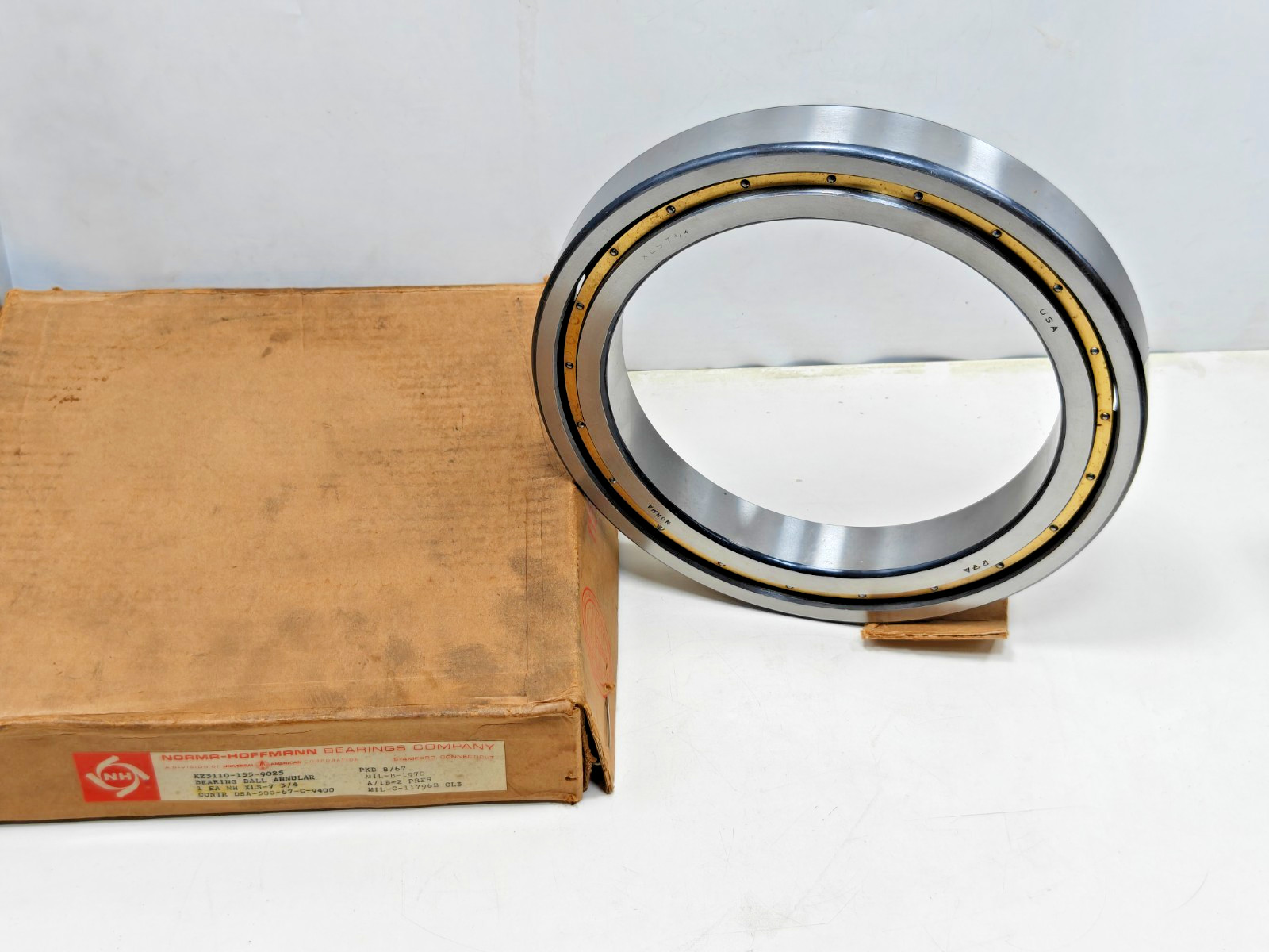 XLS 7-3/4 Norma-Hoffmann Ball Bearing XLS-7 3/4 , XLJ 7.3/4 x 10.5 x 1.375 in US