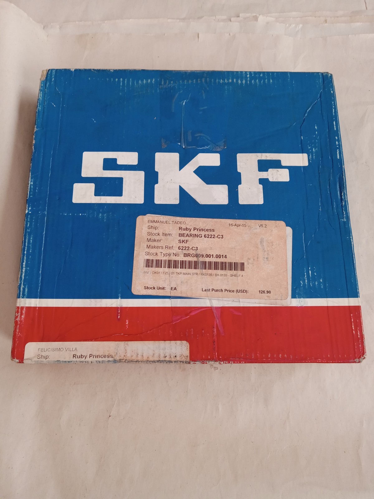 SKF Explorer 6222 Radial Ball Bearing 110mm Bore 200 mm OD 38mm W