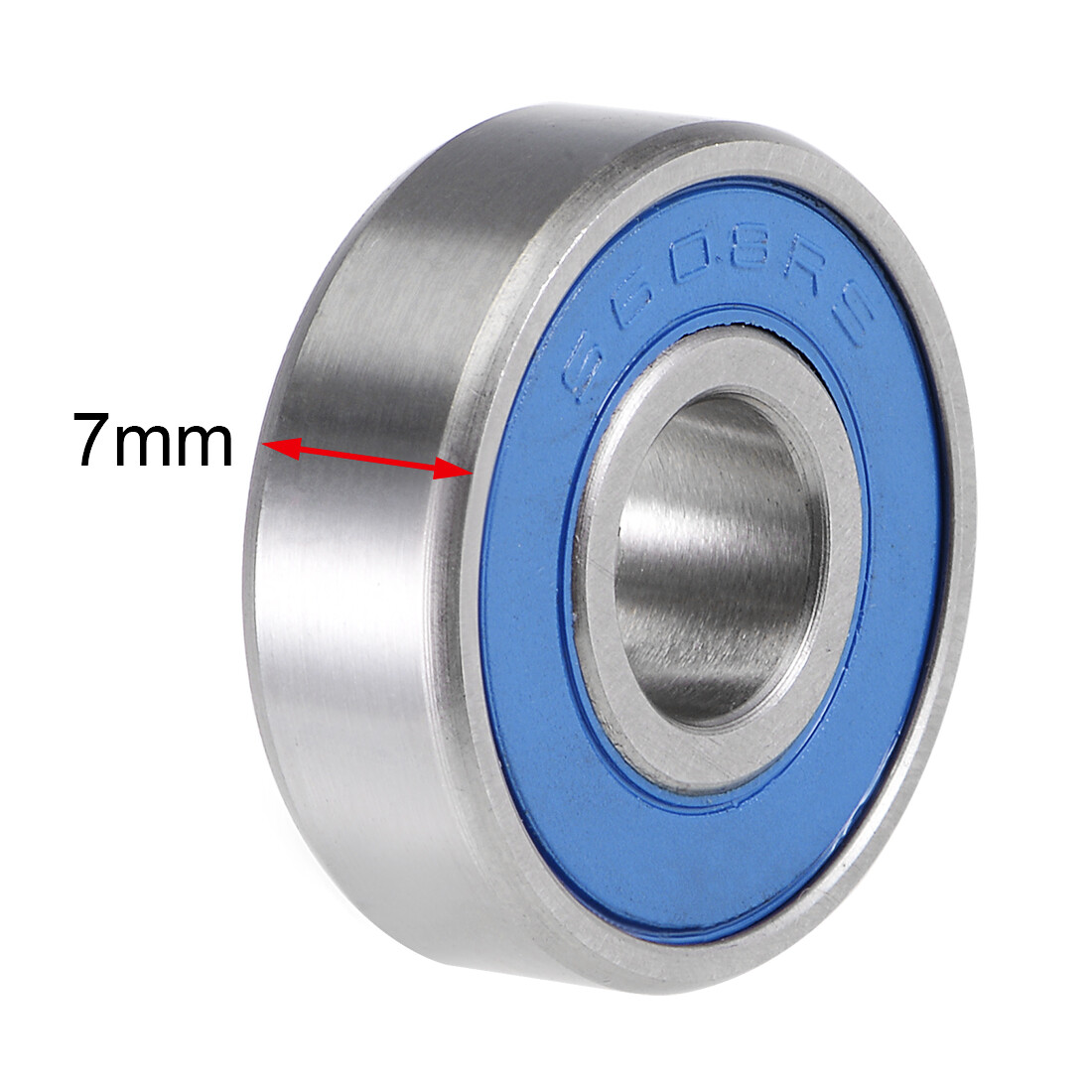 10 Pcs 8x22x7mm Double Sealed Bearing for Industry, Motor S608-2RS