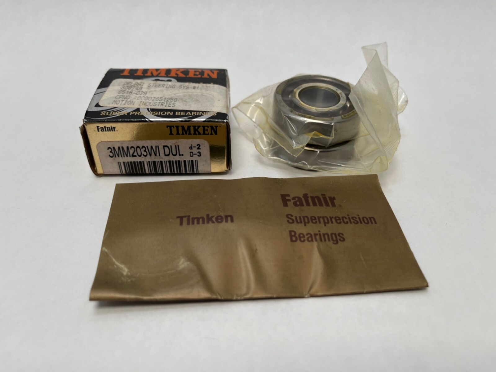 Fafnir 3MM203WI-DUL Bearing 7203-E 7203-A 3MM-203-WI-DUL 17x40x12 mm 2 Pcs