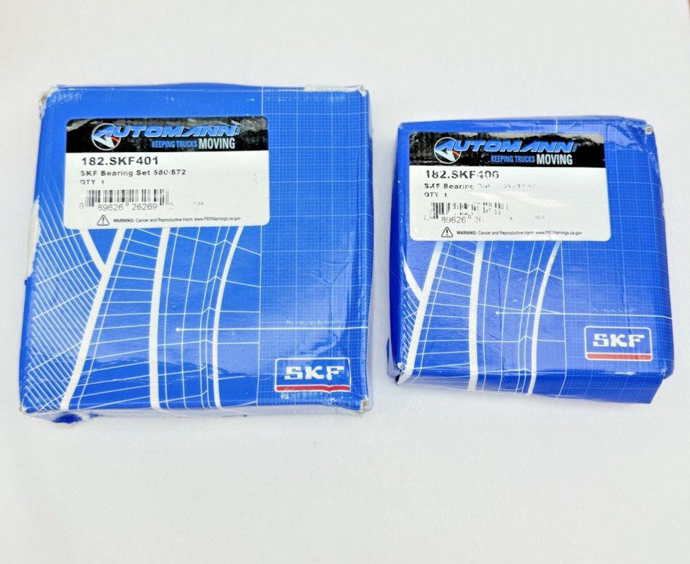 Set Of 2, SKF Bearings, 1, 182.SKF401 and 1, 182.SKF406
