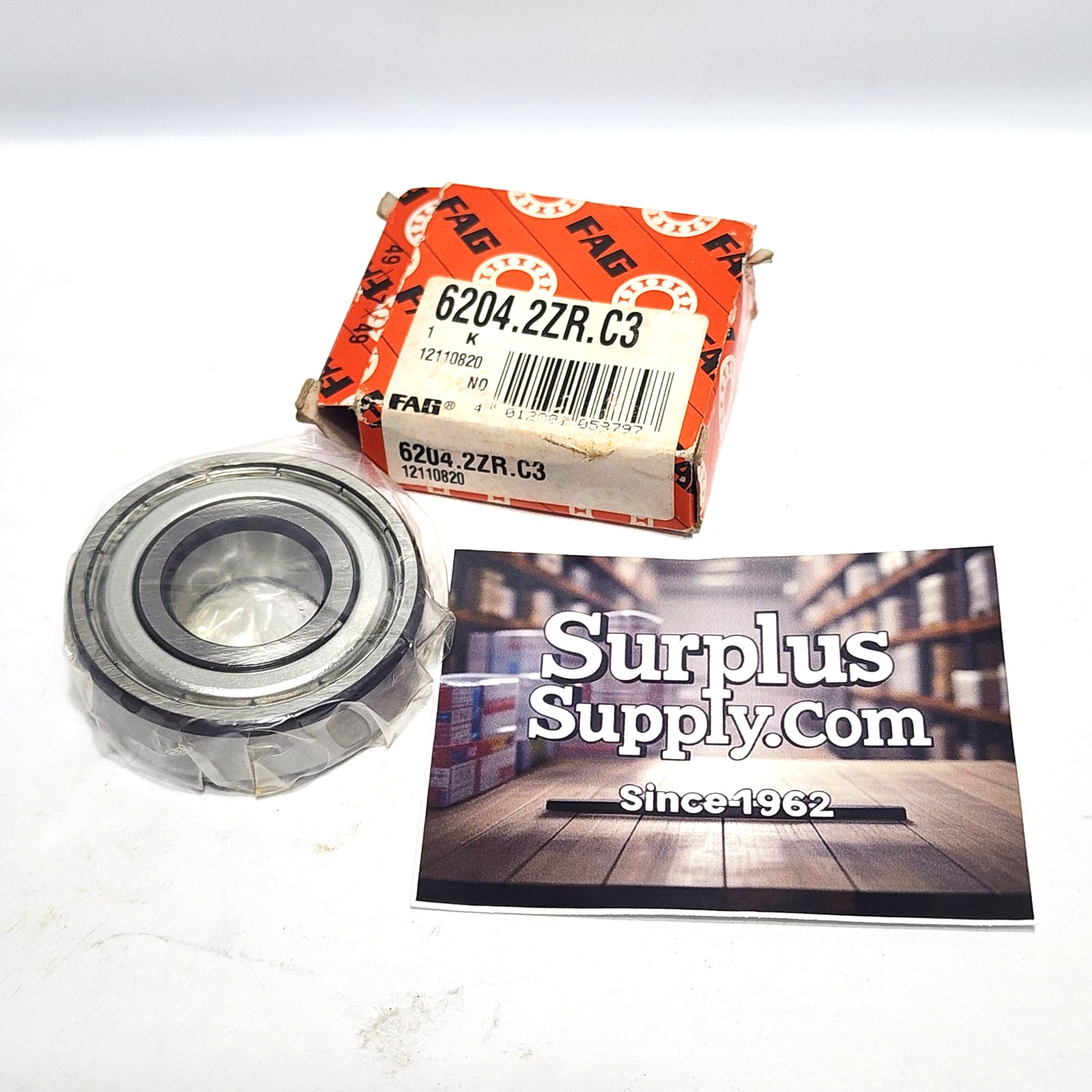 6204 2Z C3 / 6204 2Z JEM / 6204 2ZR C3 FAG 20x47x14mm