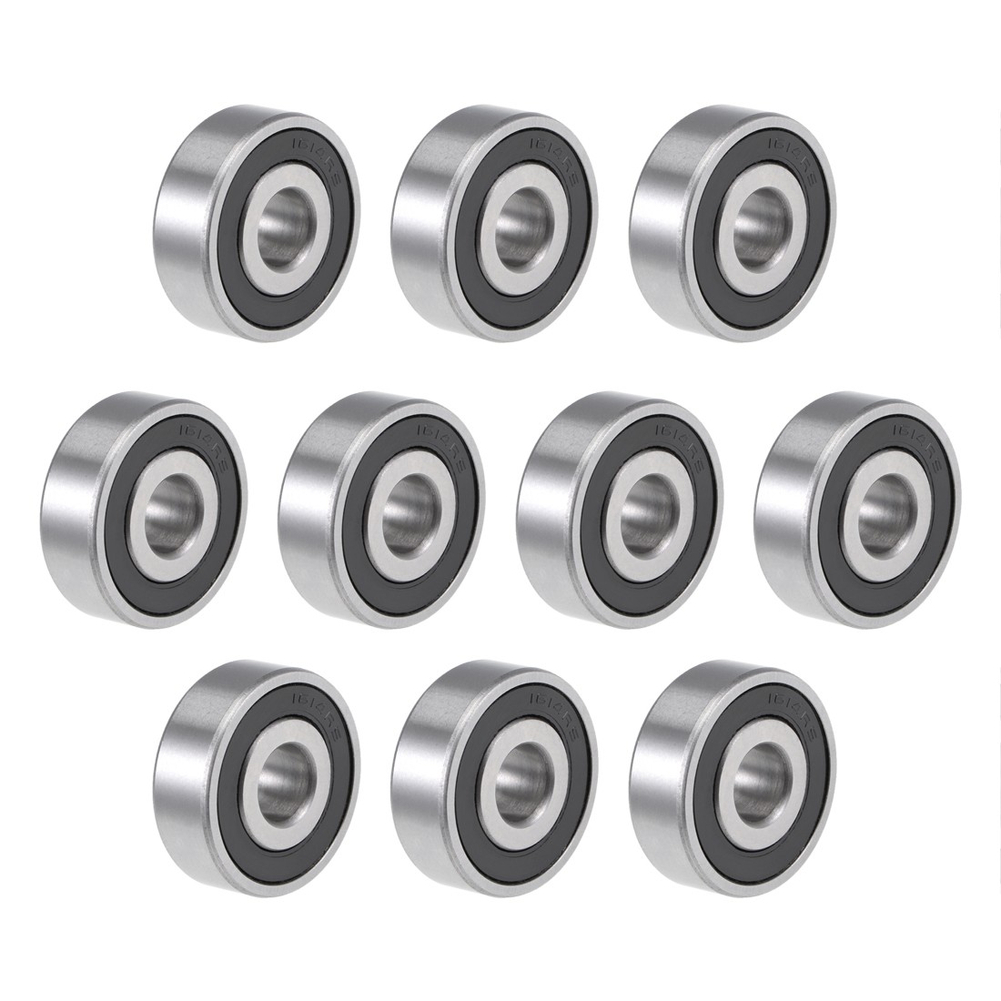 10PCS 1614-2RS Deep Groove Ball Bearing Sealed Z2 Lever 3/8″x1-1/8″x3/8″