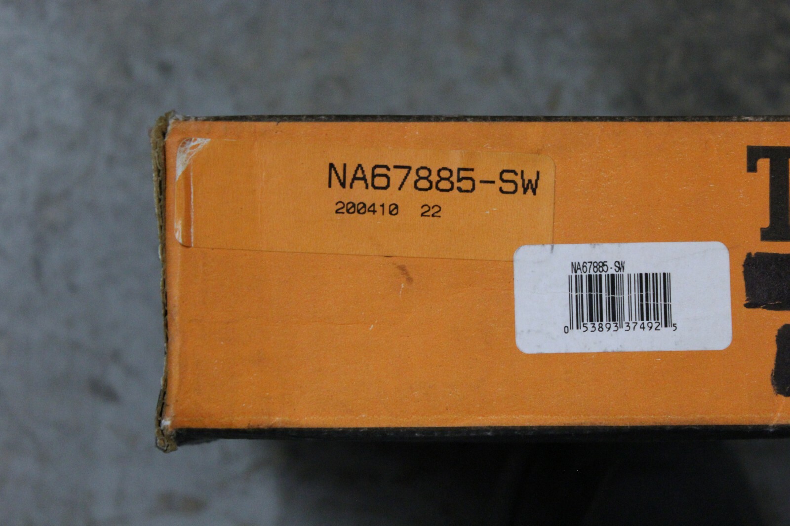 TIMKEN – TAPERED ROLLING BEARINGS – NA67885-SW – NEW SURPLUS