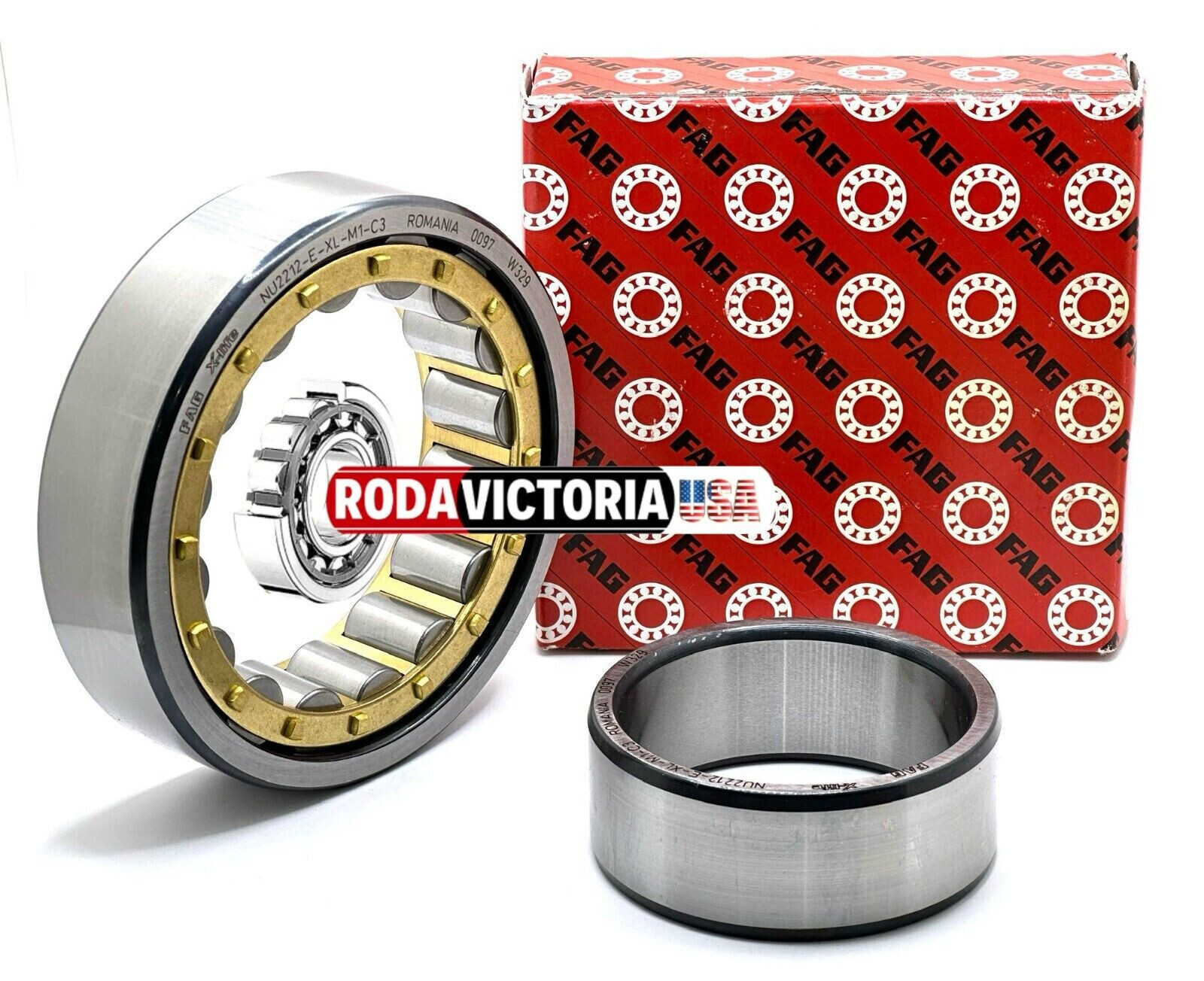 FAG NU2212 E XL M1 A C3 CYLINDRICAL ROLLER BEARING 60x110x28mm