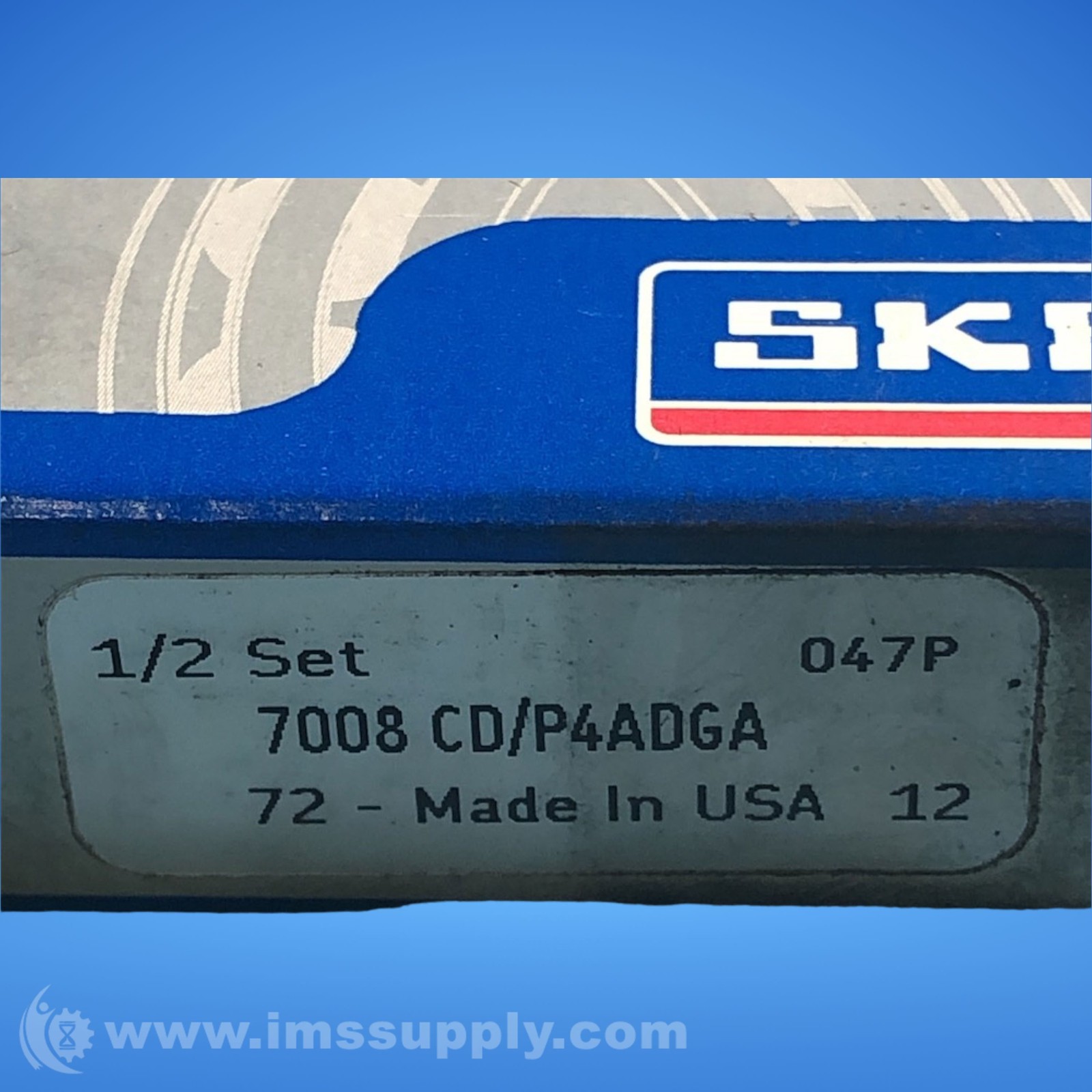 SKF 7008 CD/P4ADGA Super Precision Angular Contact Bearing FNFP