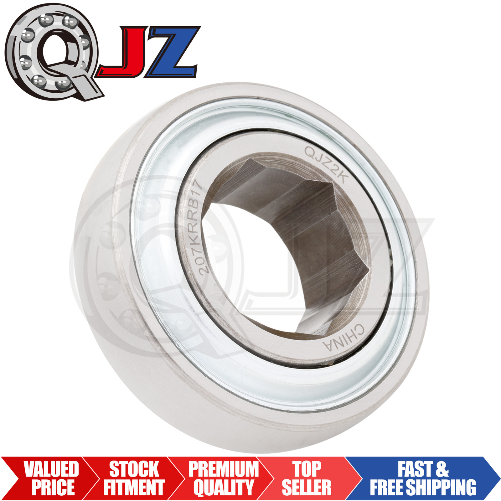 [Qty.1] 207KRRB17 Agricultural Machinery Bearing [1-1/4″ ID x 72mm OD x 17mm W]