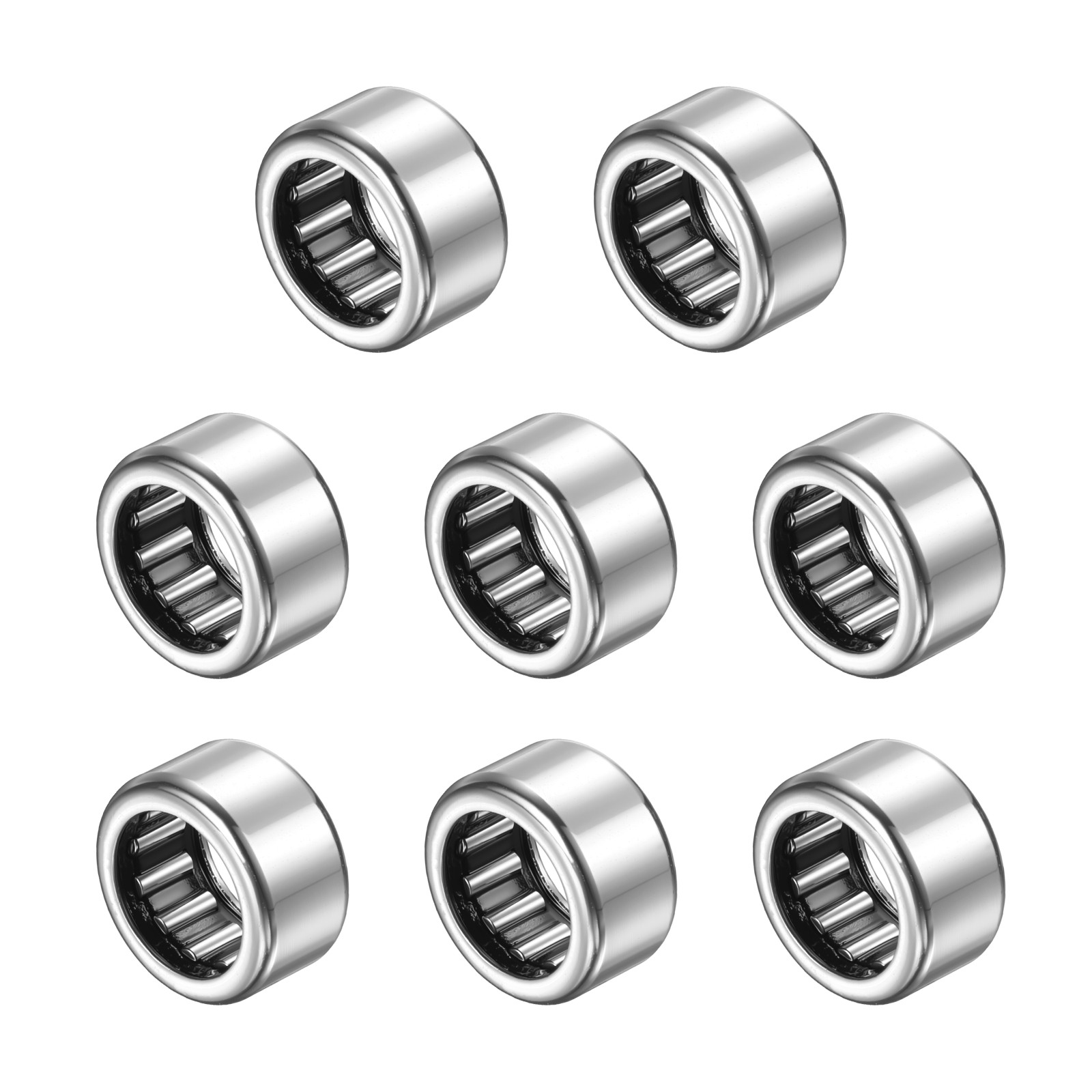 8Pcs, SCE65 Needle Roller Bearings 3/8″x9/16″x5/16″ Chrome Steel Open End