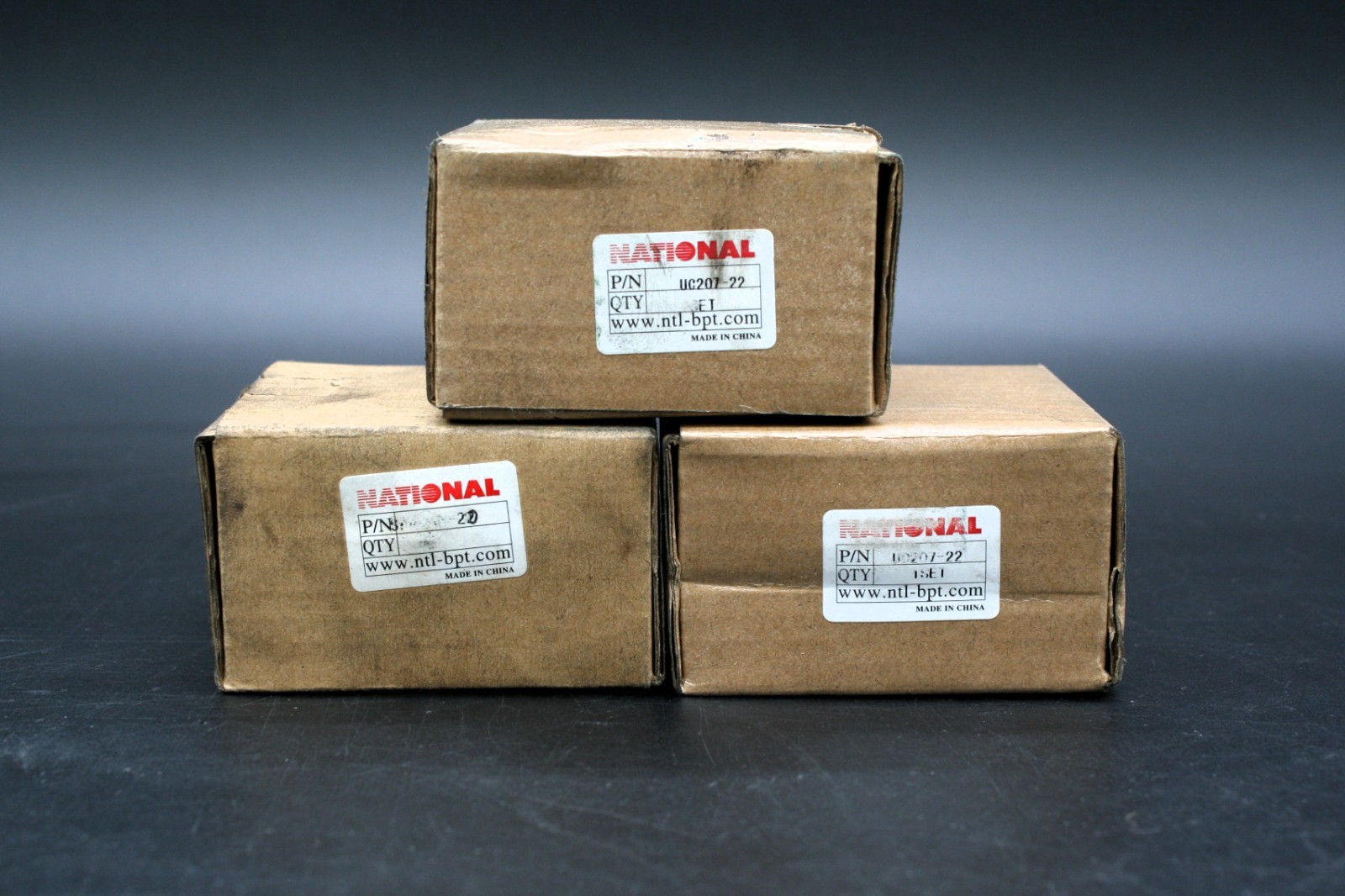 One (1) National UC207-22 Set-Screw Collar Insert Bearing 1-3/8″ ID China NEW