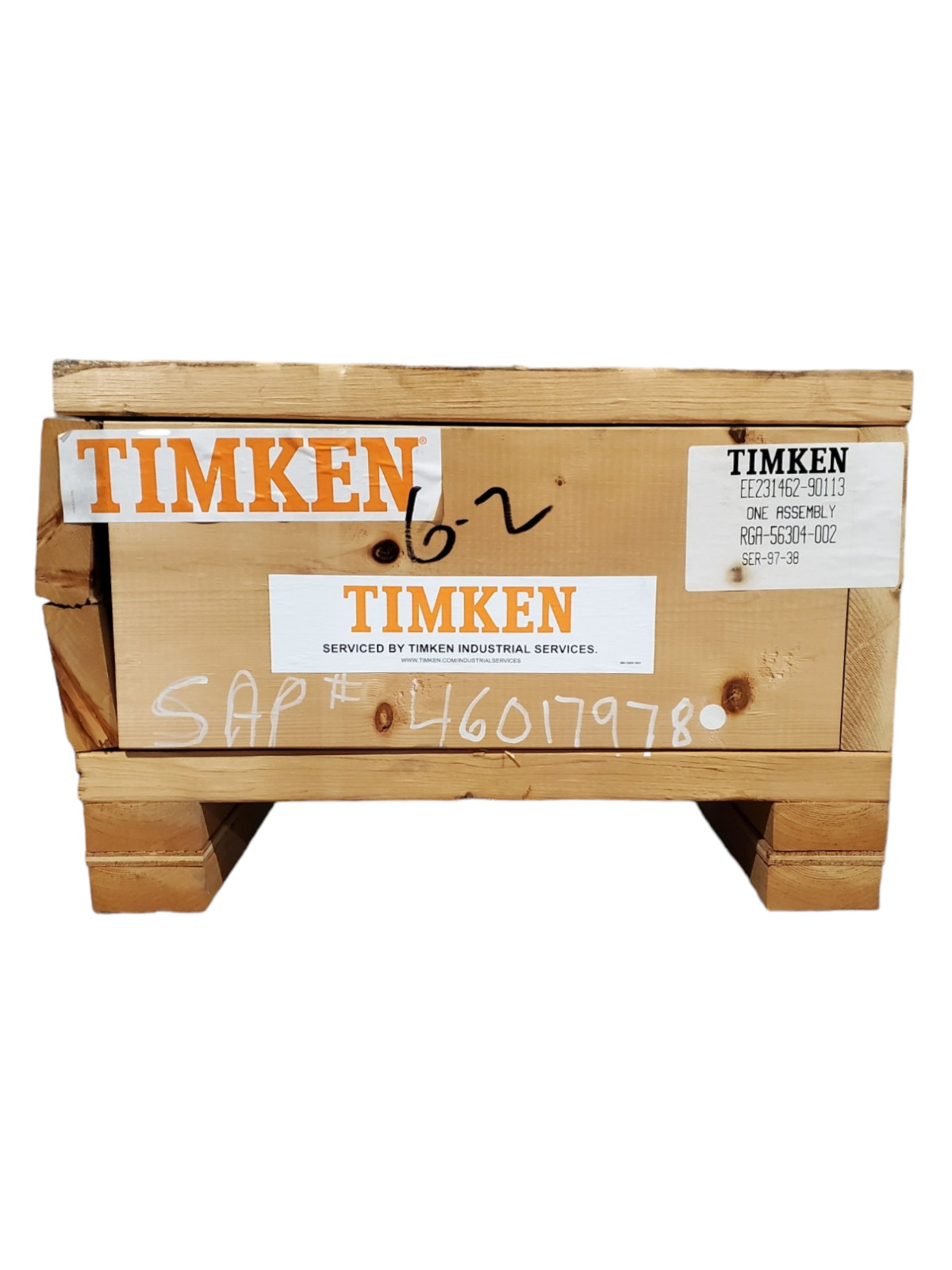 Timken EE231462-90113 Tapered Roller Bearing Assembly 19-3/4″OD 14-5/8″BD 6-1/8″