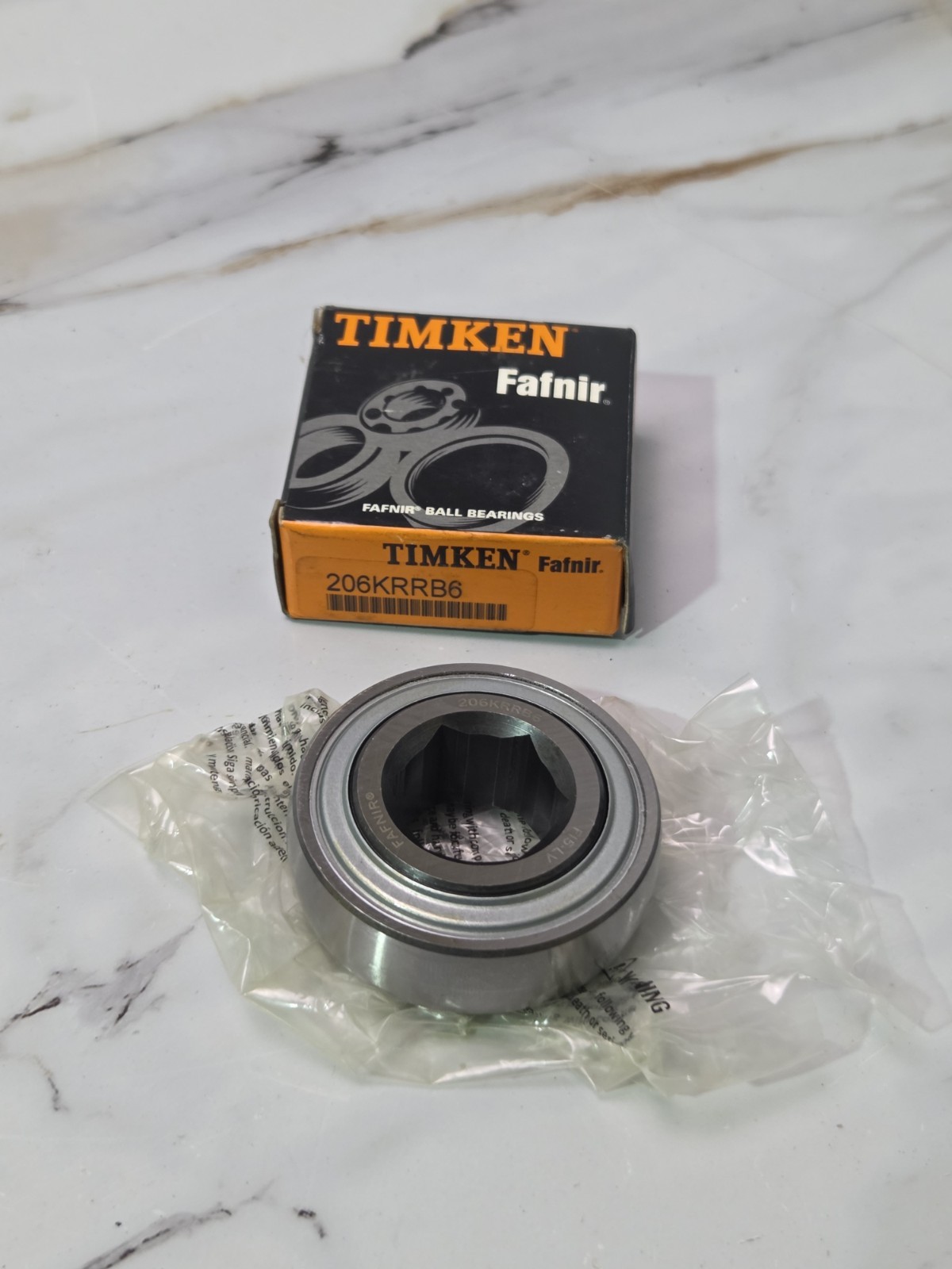 Timken Fafnir 206krrb6 1 Inch Hex Radial Ball Bearing NEW IN BOX