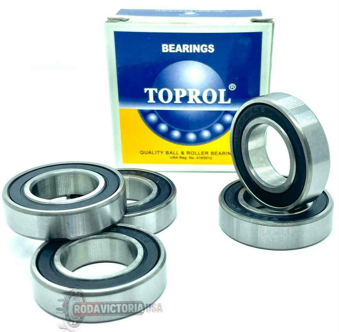 QTY. 5 TOPROL 6902-2RS 6902 2rs seal bearing 6902 ball bearings 6902 RS 61902 !!