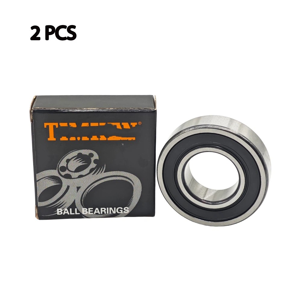 2 PACK Double Rubber Seal Bearings 6205RS For TIMKEN 6205-2RS C3 25X52X15mm