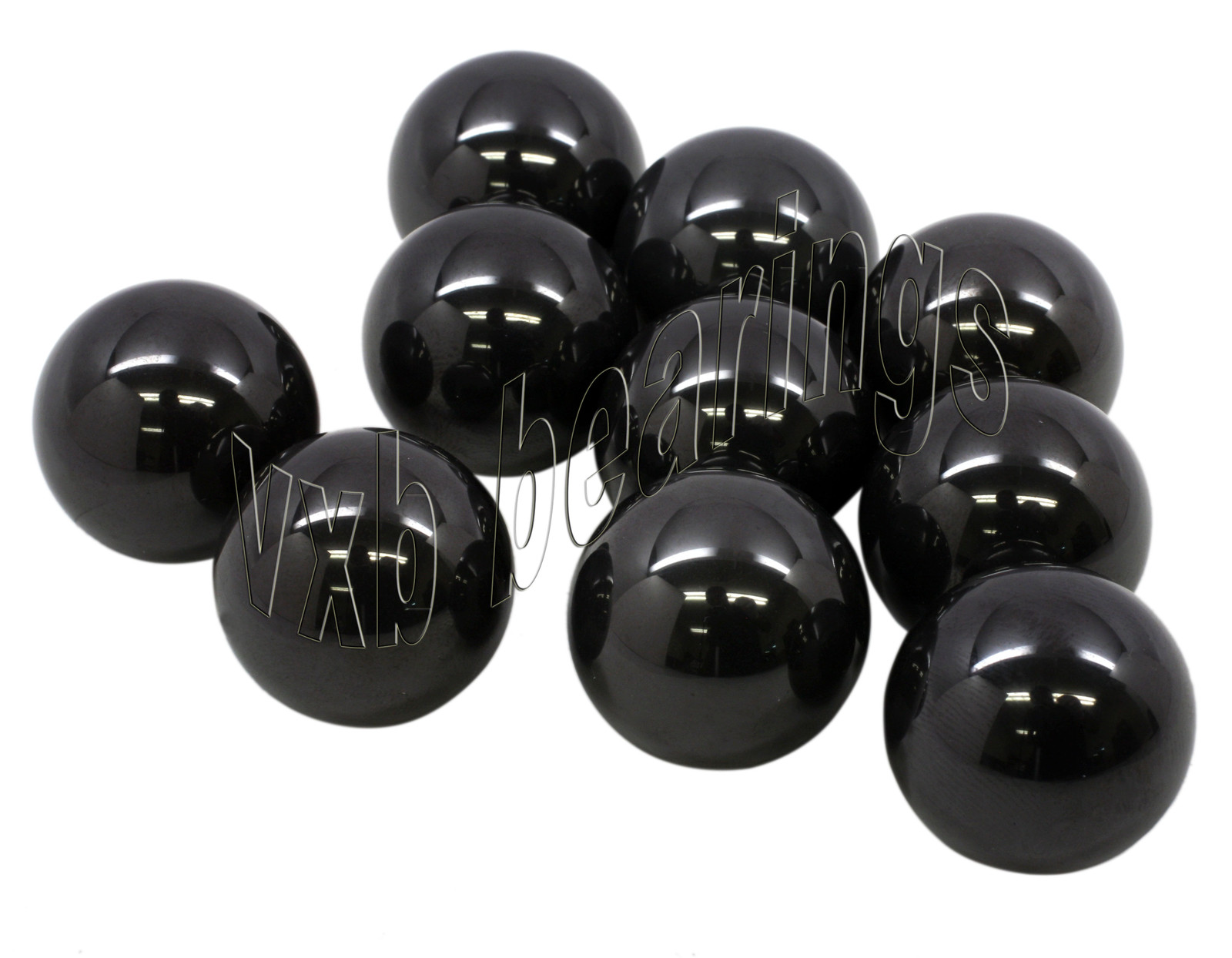 10 Ceramic Bearing Balls 3/8″inch 9.525mm Silicon Nitride Bicycle 0.375″ Si3N4