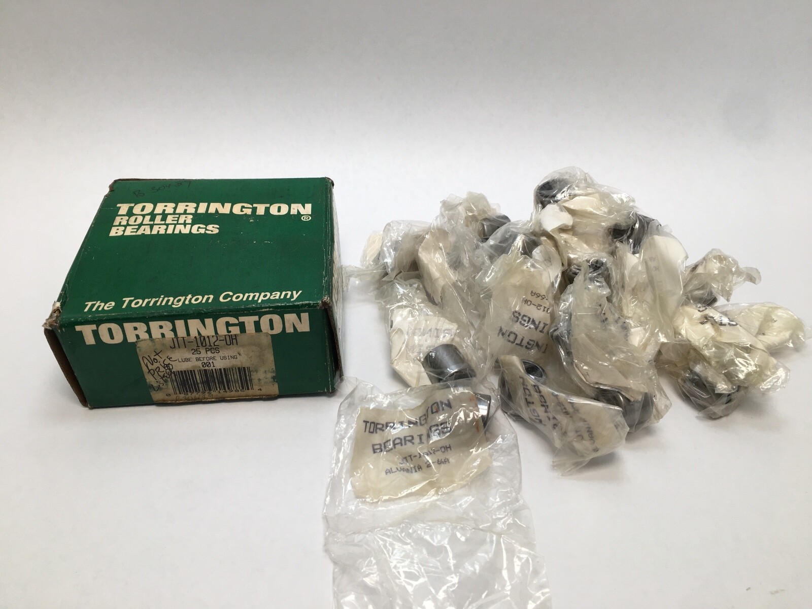 Torrington JTT1012OH Needle Bearing 5/8×13/16×3/4″ JTT-1012-OH 25 pcs