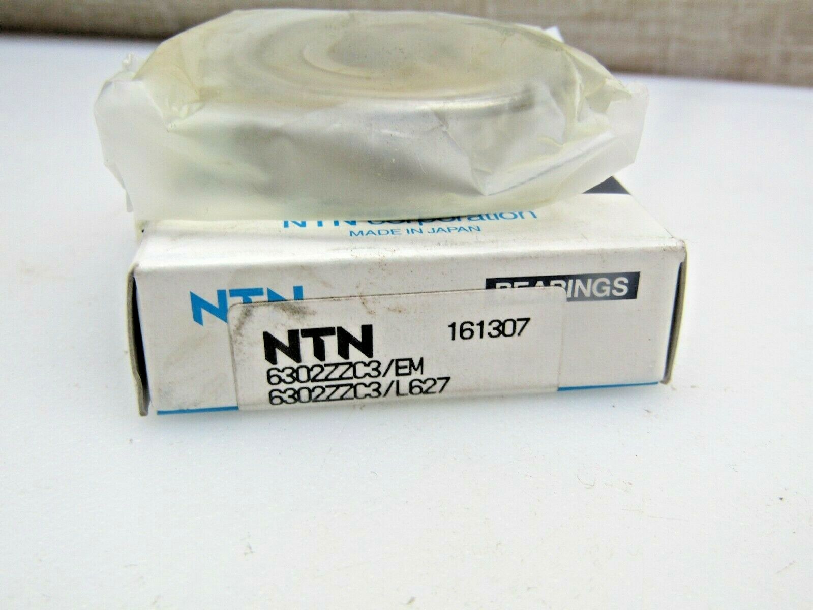 NTN 6302-ZZ C3 15mm X 42 mm X13 mm Metal Shielded Bearing