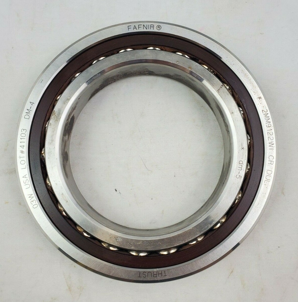 USED Fafnir 03W USA DM-4 2MM9122WI CR DUL DM-5 Super Precision Ball Bearing