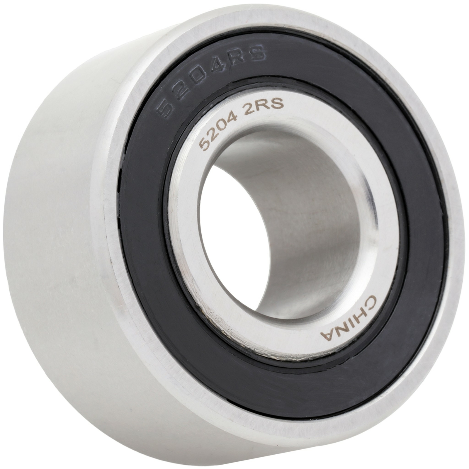[Qty.2] 5204-2RS Angular Contact Ball Bearing [20mm Bore X 47mm ID X 20.6mm W]