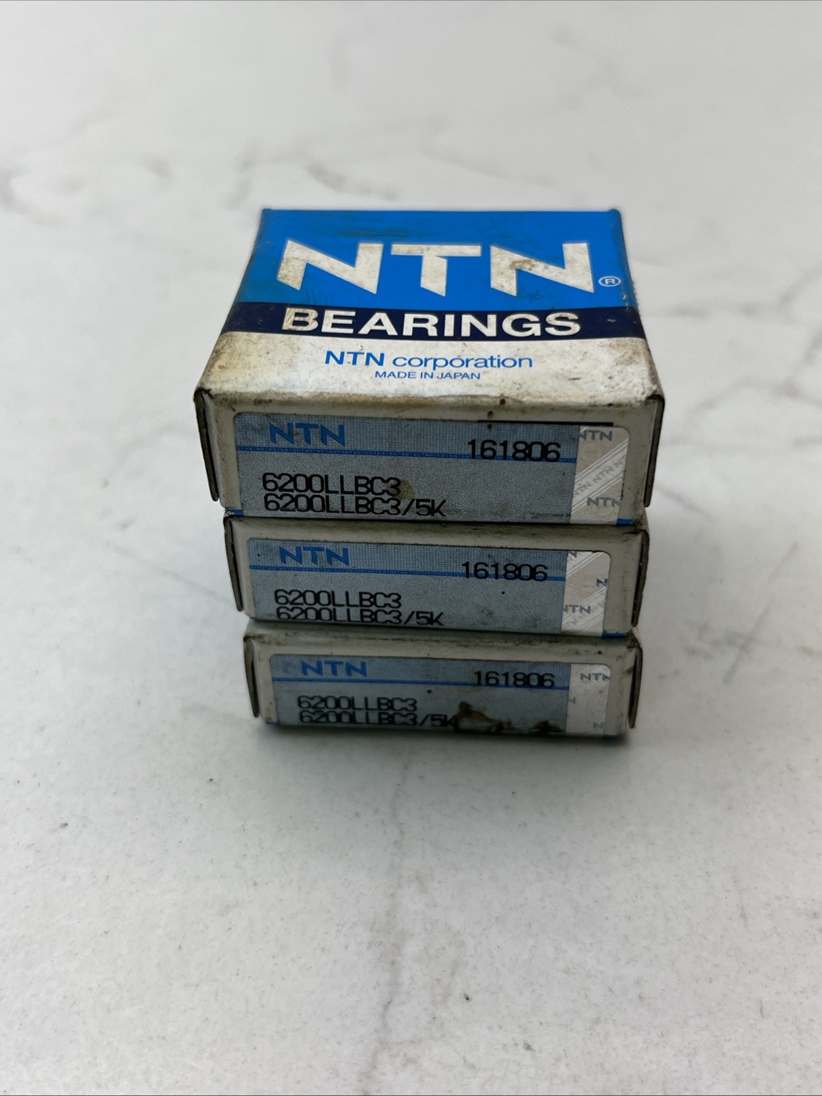 6200LLBC3/5K NTN Bearing (Lot of 3)