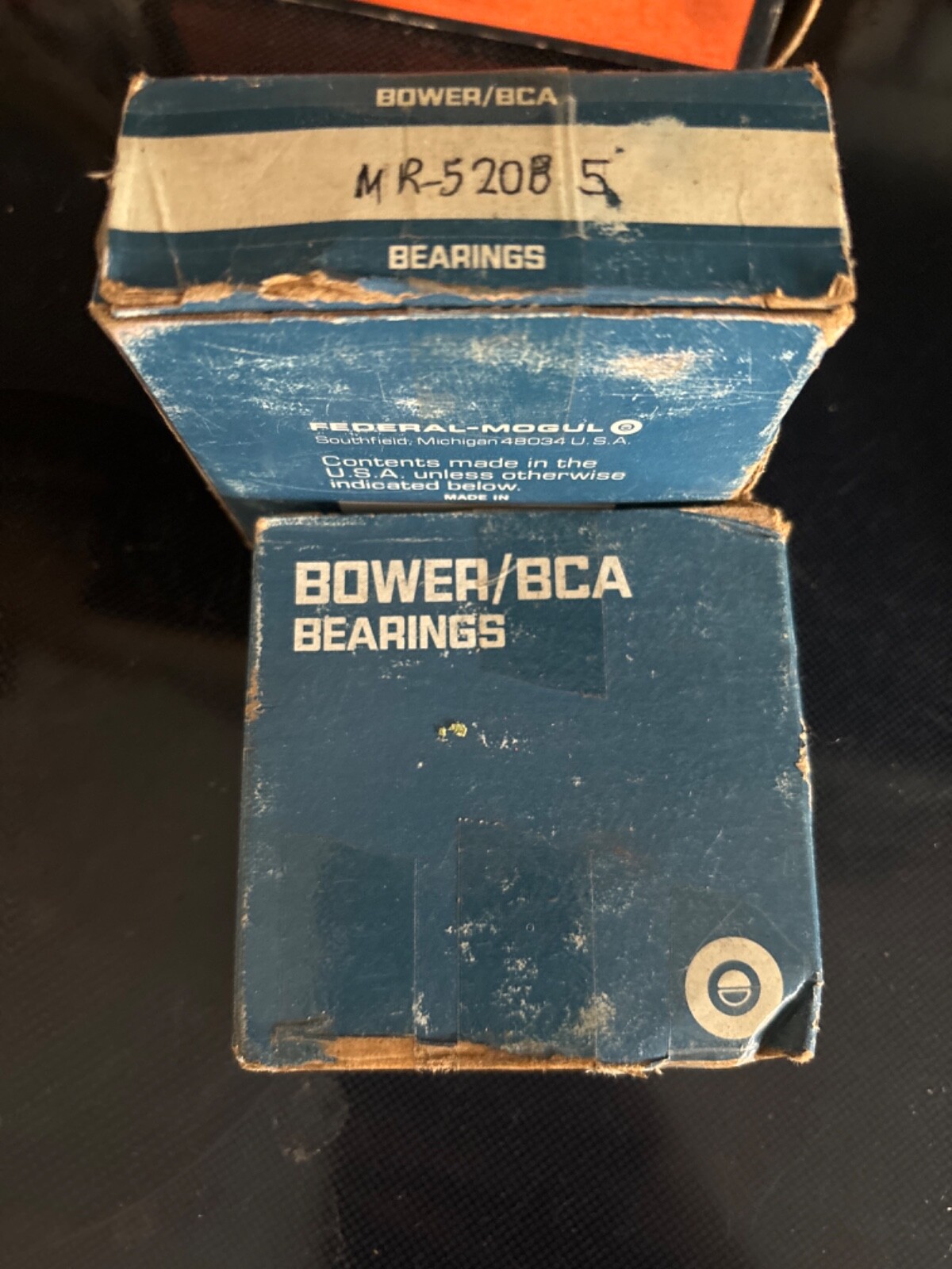 (2) Bower Cylindrical Roller Bearing Inner Ring MR-5208 NOS