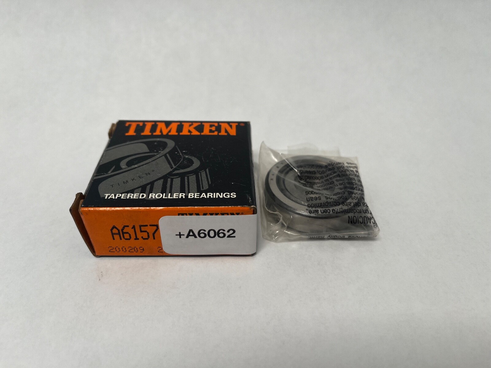 Timken A6062/A6157 Taper Bearing Cone & Cup 5/8″ ID 1.575″ OD A-6062 A-6157 USA