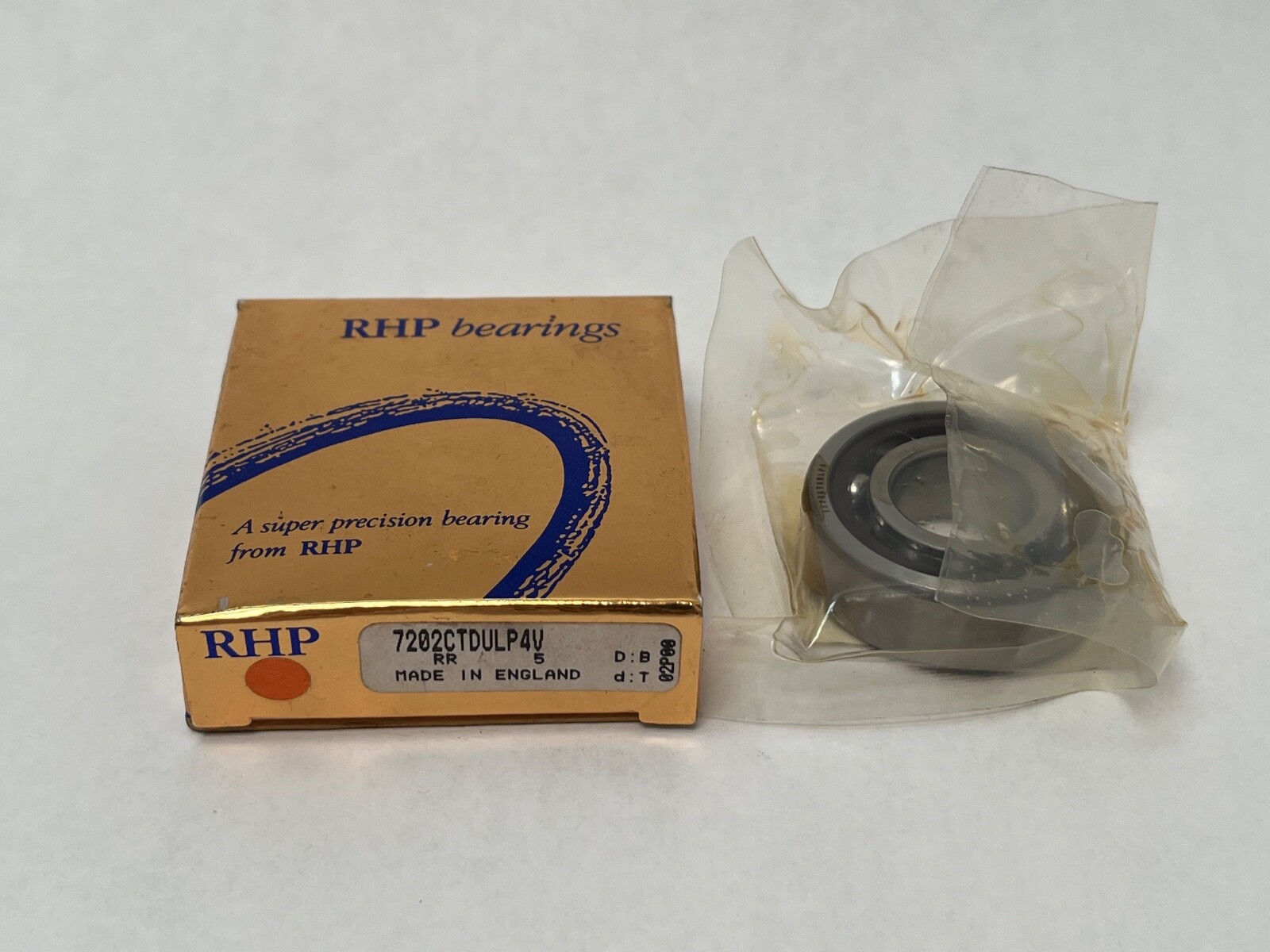 RHP 7202CTDULP4V-1/2PR Angular Bearing 15x35x11 mm 7202-C-T-DUL-P4V England