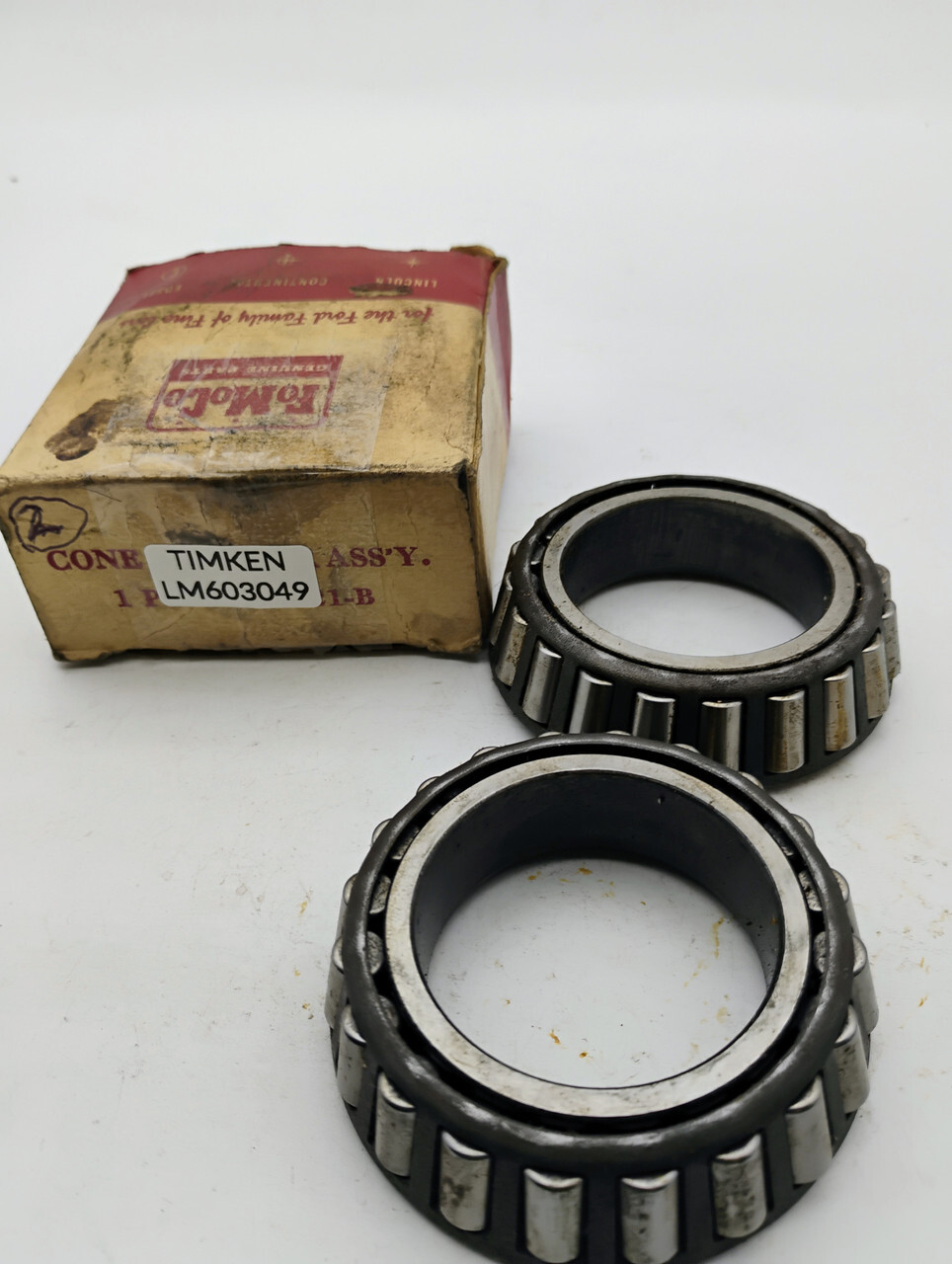 Timken LM603049 Differential Bearing Cone 1957-1964 Chevy Impala NOS 2-Pack!