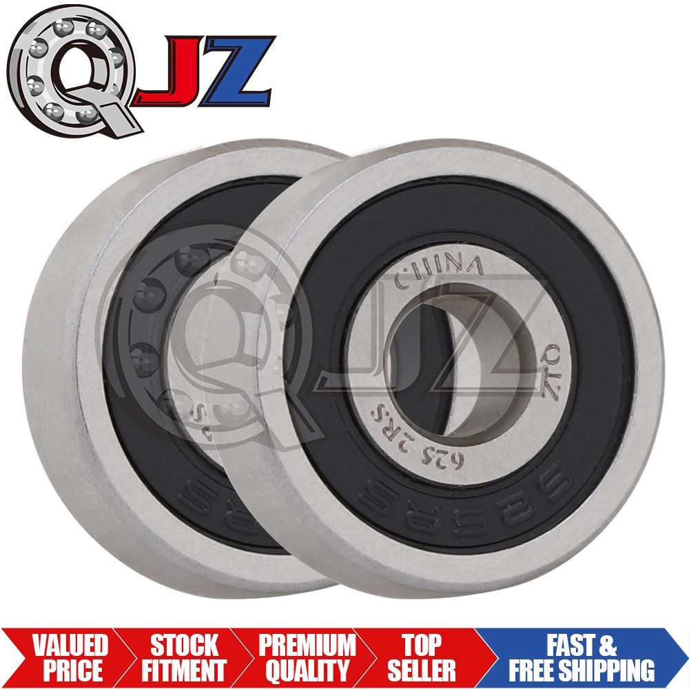 [Qty.2] 625-2RS Deep Groove Radial Ball Bearing [5 mm ID x 16 mm OD x 5 mm W]