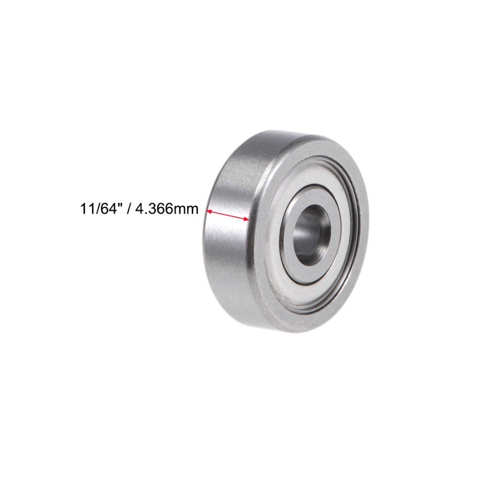 R2AZZ Deep Groove Ball Bearing 1/8×1/2×11/64-in Lever Bearings, 10-30PCS