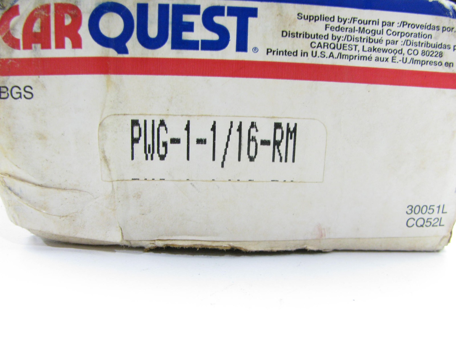Carquest PWG-1-1/16-RM Pillow Block Ball Bearing (Made By Federal Mogul) 1-1/16″